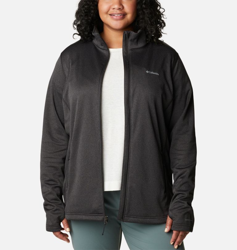 Columbia Women' Par View Gri Ful Zi Fleec Pullove  Plu Size