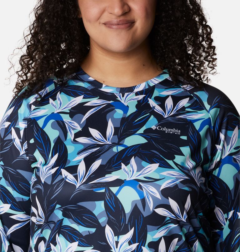 Columbia Women' PF Supe Tida Tee I Lon Sleev Shir  Plu Size