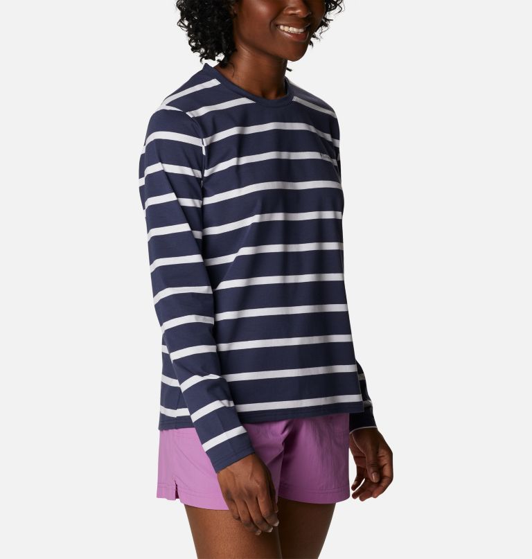 Columbia Women' Su Trek Patter Lon Sleev T-Shirt