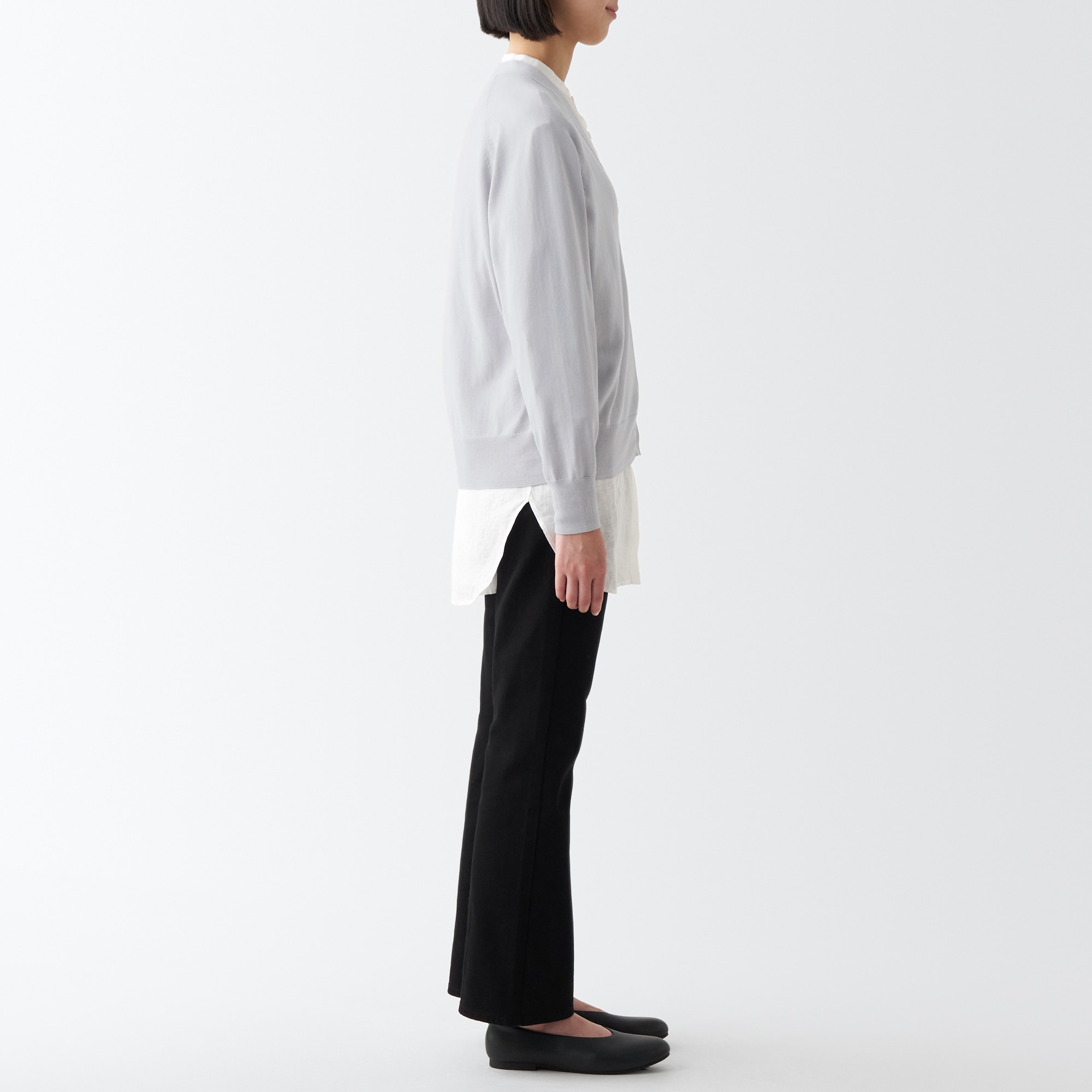 ＵＶカット強撚Ｖネックワイドカーディガン