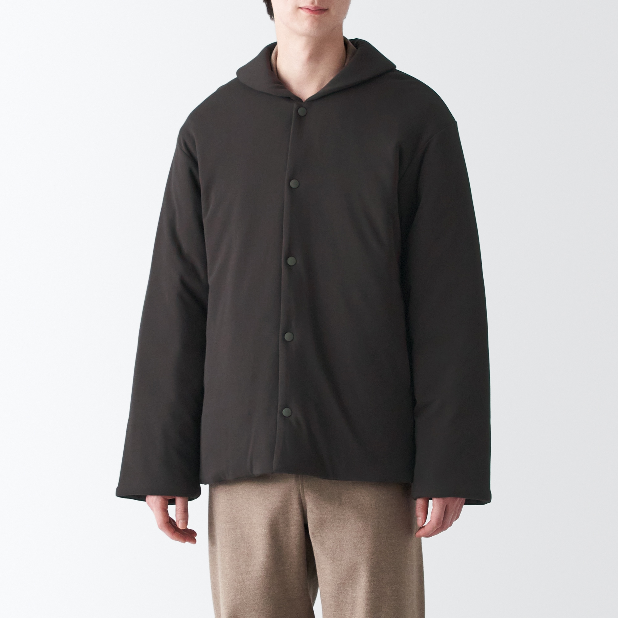 洗える　中わた　カーディガン