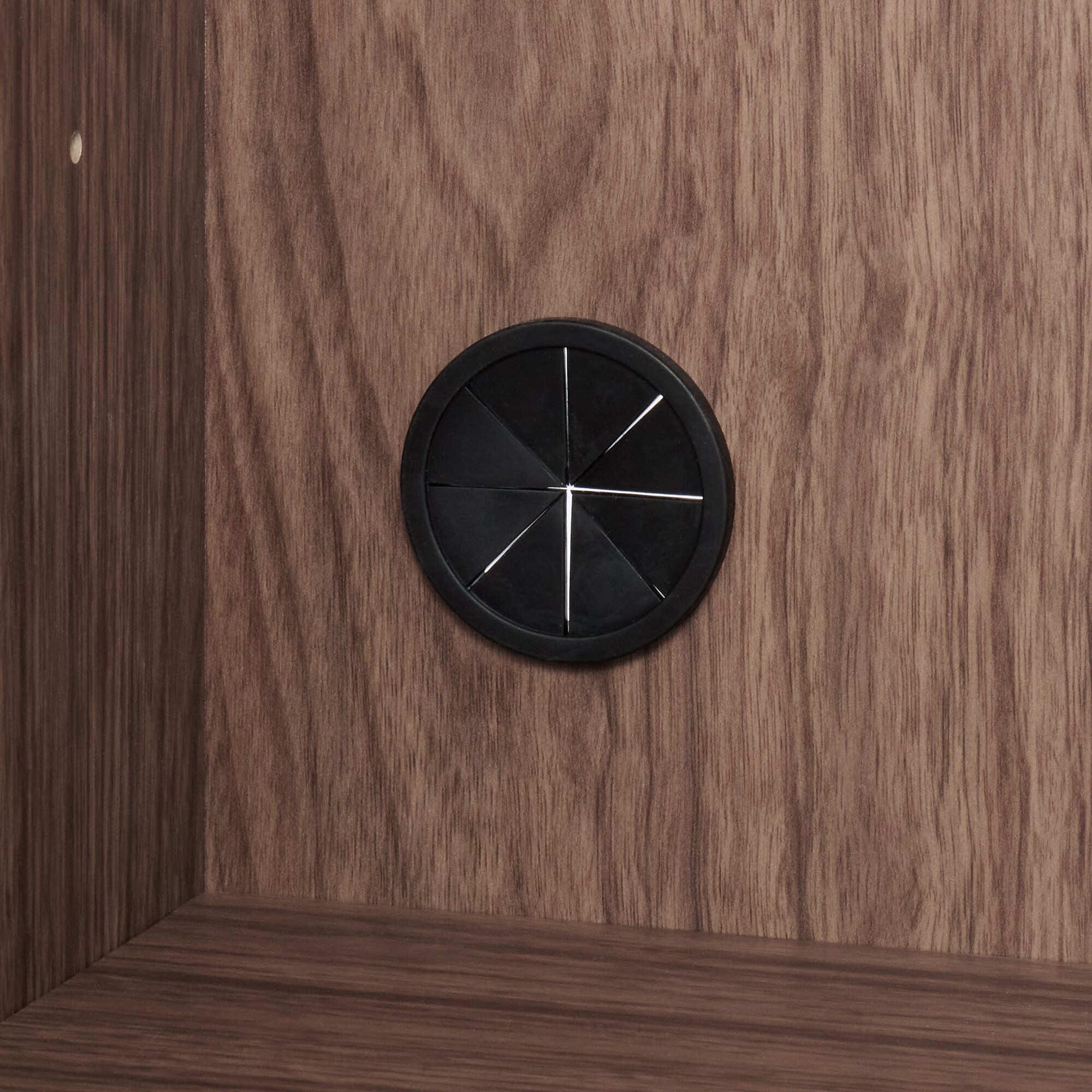 木製キャビネット　ガラス扉