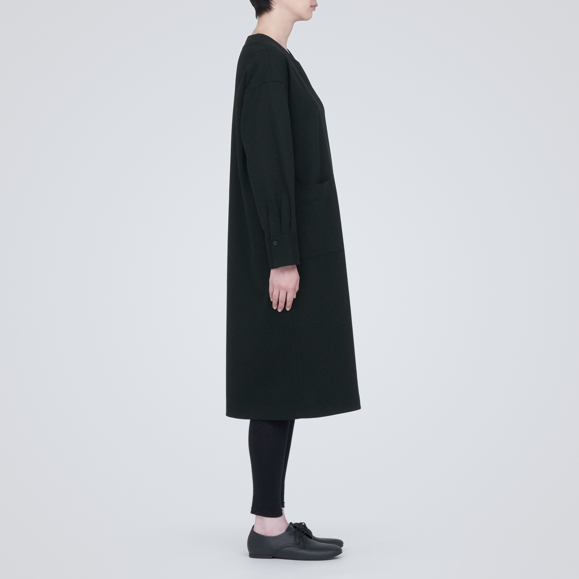 ストレッチ起毛ワンピース