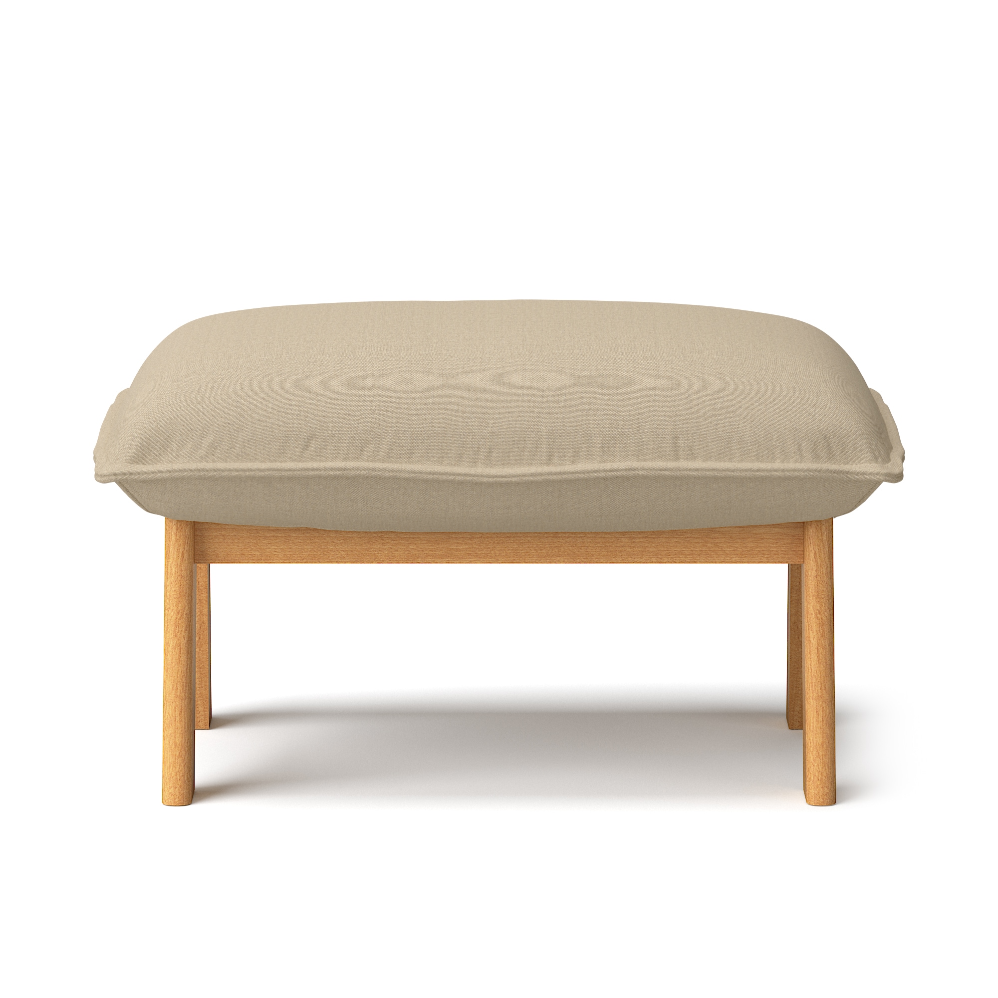 【カバー】綿帆布　ハイバックリクライニングソファ　オットマン用カバー