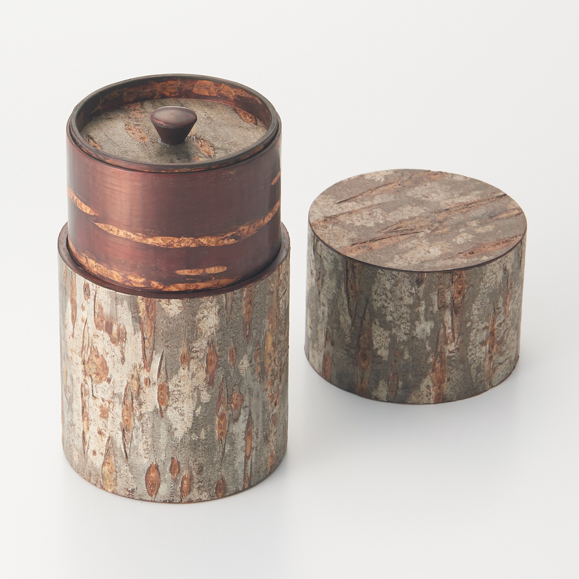 樺細工のコーヒーキャニスター　100ｇ用