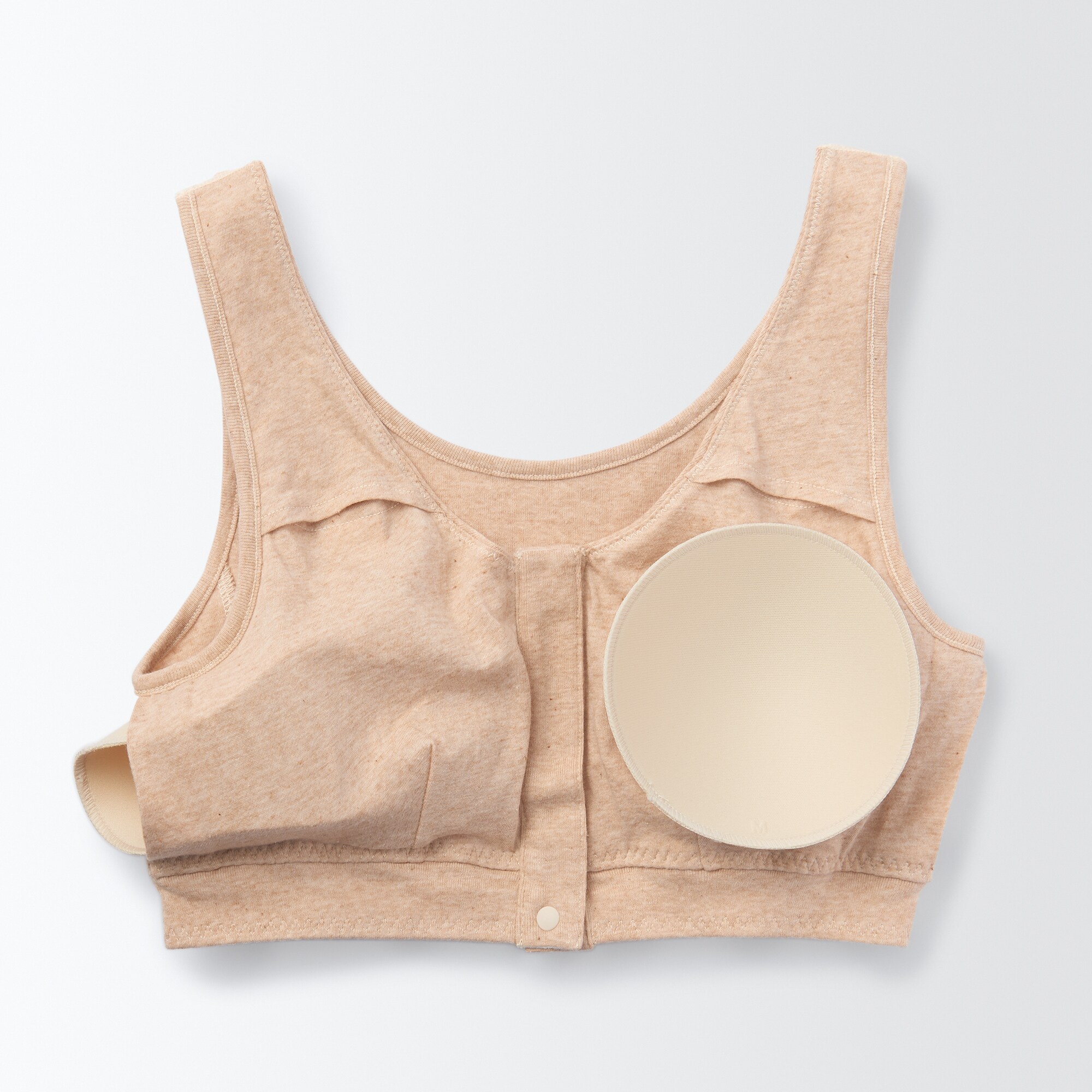 無染色前開きブラジャー