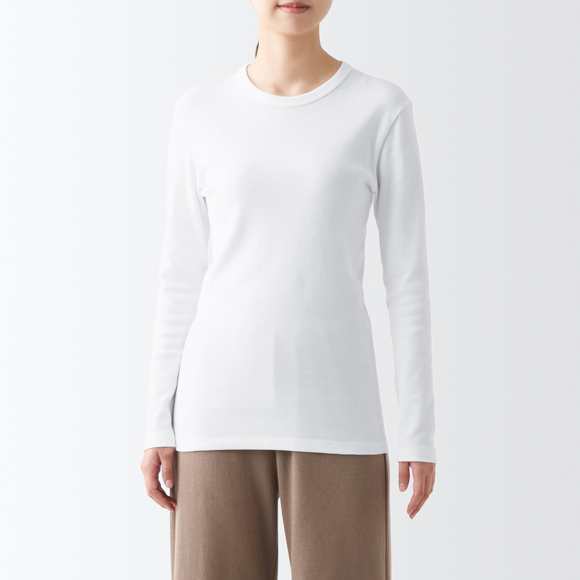 あったか綿　厚手　長袖Ｔシャツ