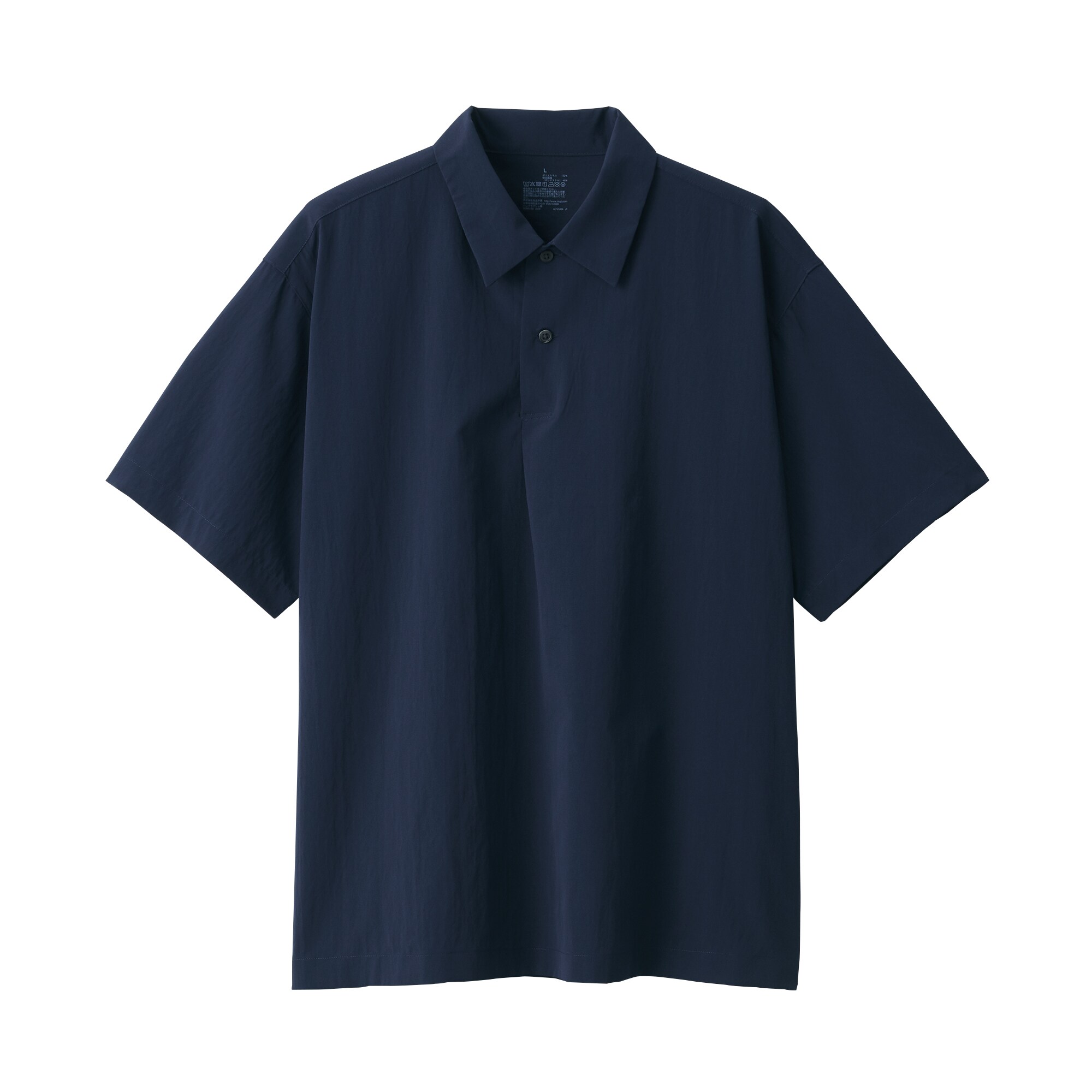 風を通すストレッチポロシャツ