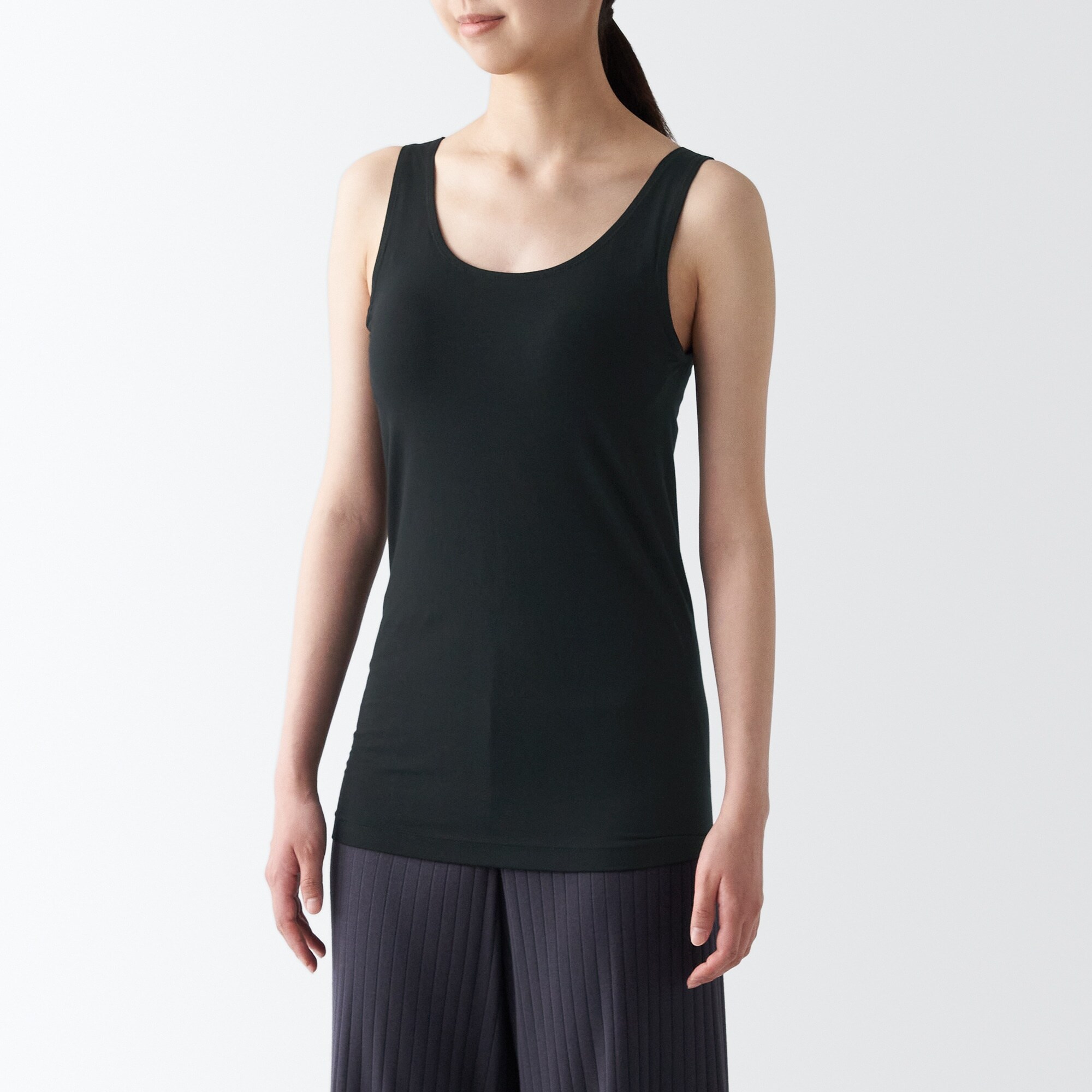 婦人　なめらかブラタンクトップ