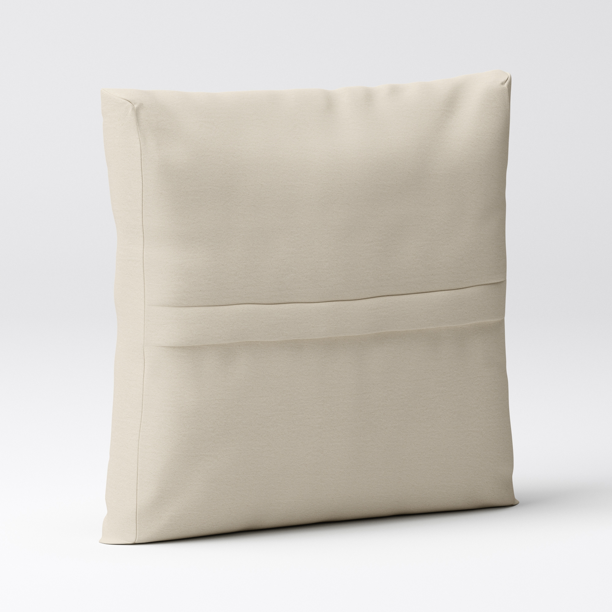 【カバー】洗いざらしの綿帆布ユニットソファ・羽根クッション用カバー／生成