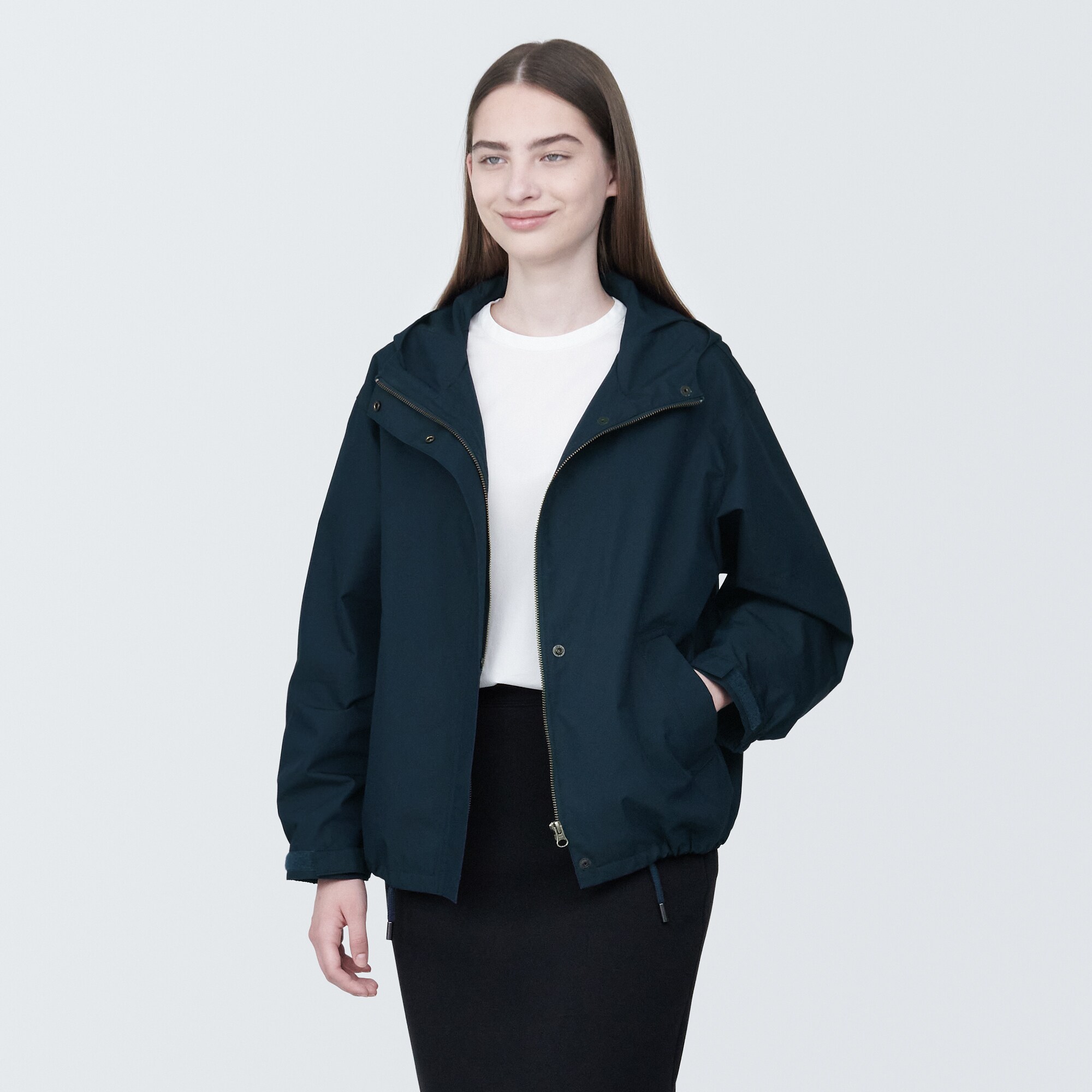 婦人　撥水フードジャケット