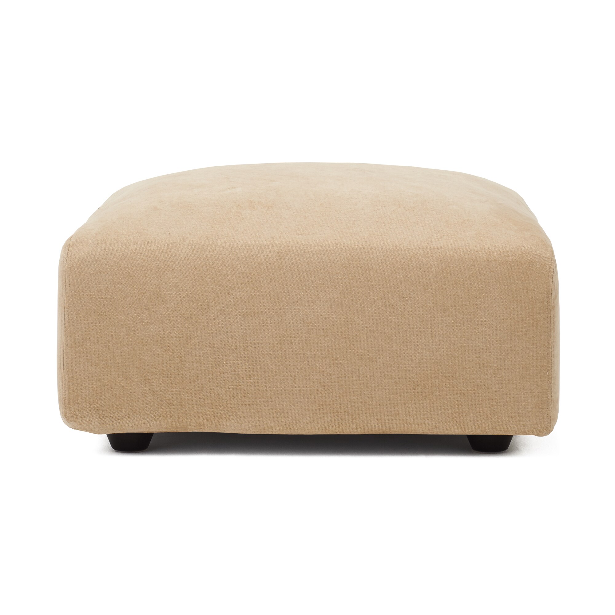 【カバー】綿シェニールユニットソファオットマン・大・幅７７ｃｍ用カバー／ライトグレー