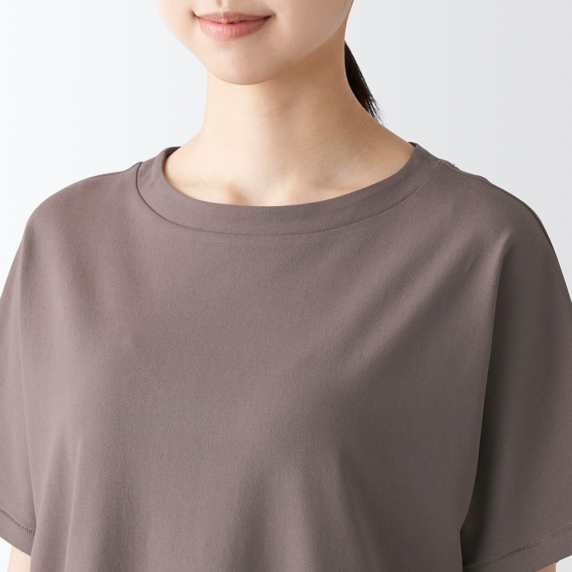 和紙混天竺編みプルオーバー（婦人）