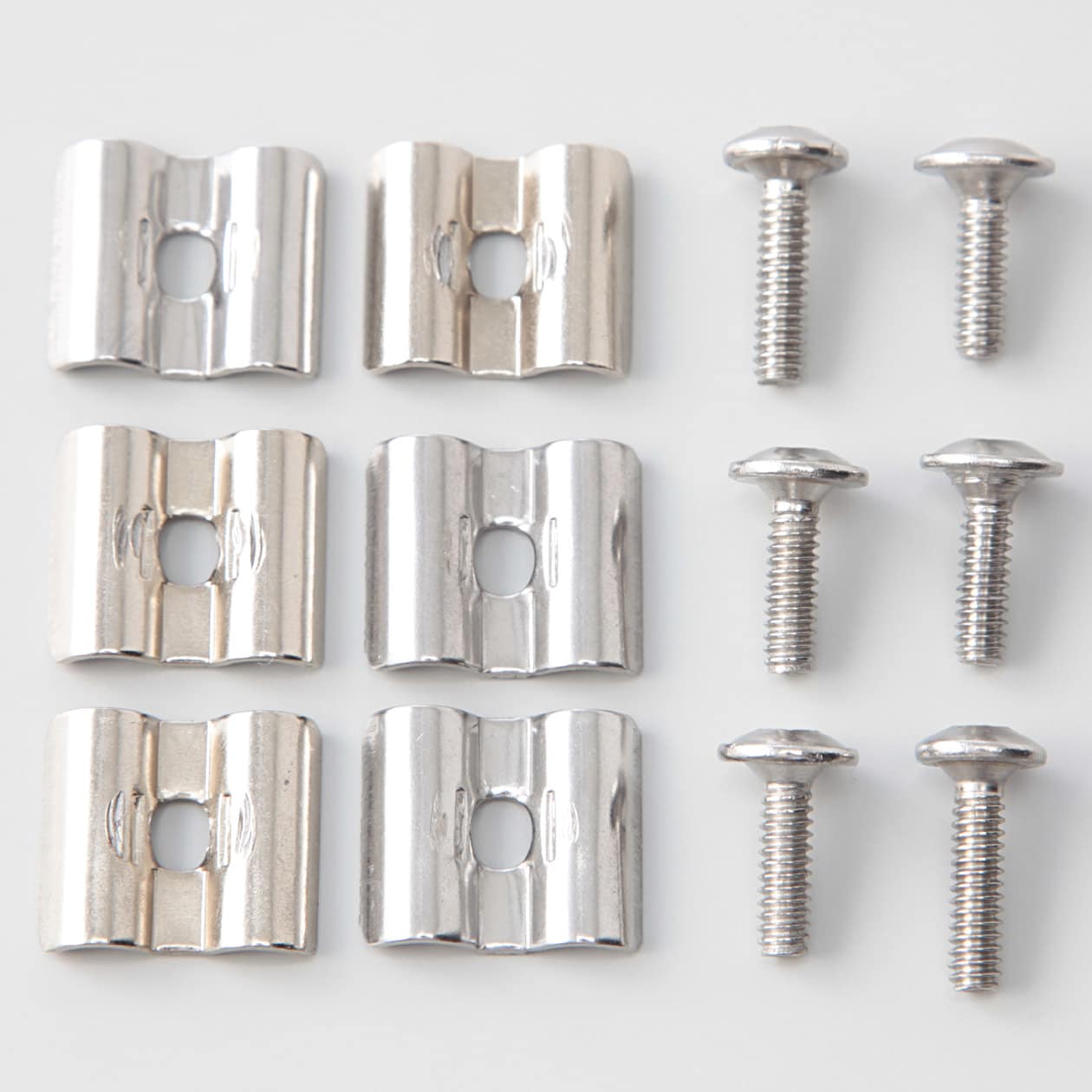 ステンレスユニットシェルフ用・帆立補強パーツ・３本セット