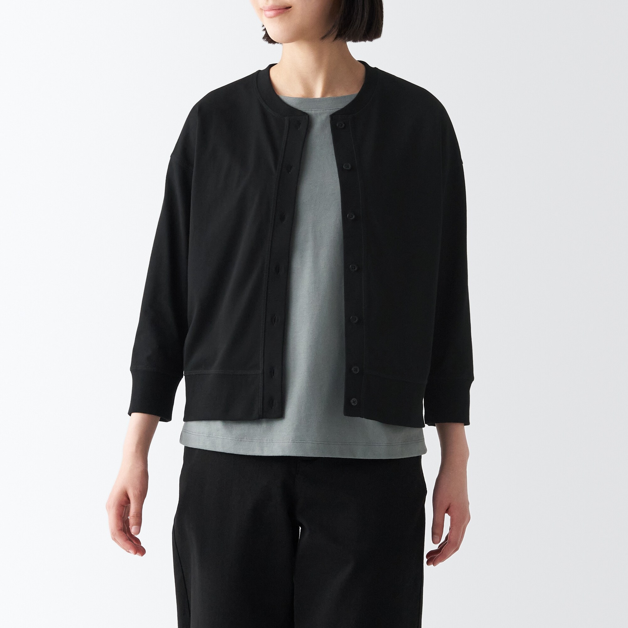 ＵＶカット天竺編みカーディガン