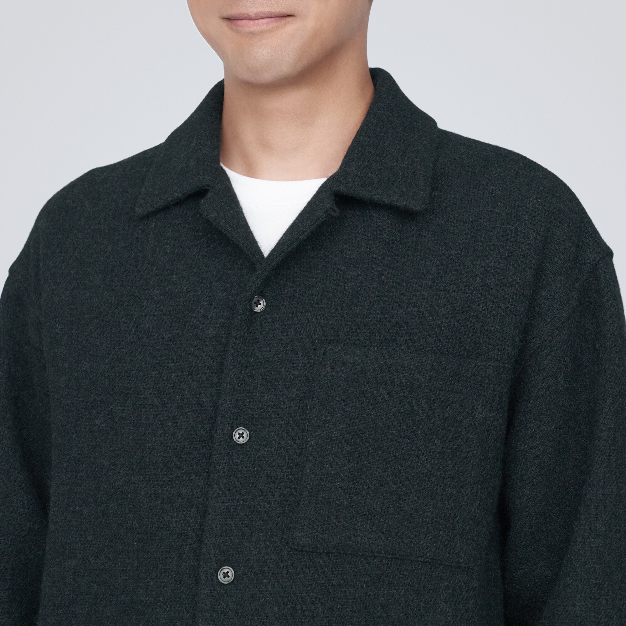 再生ウール混二重織りジャケット（紳士）