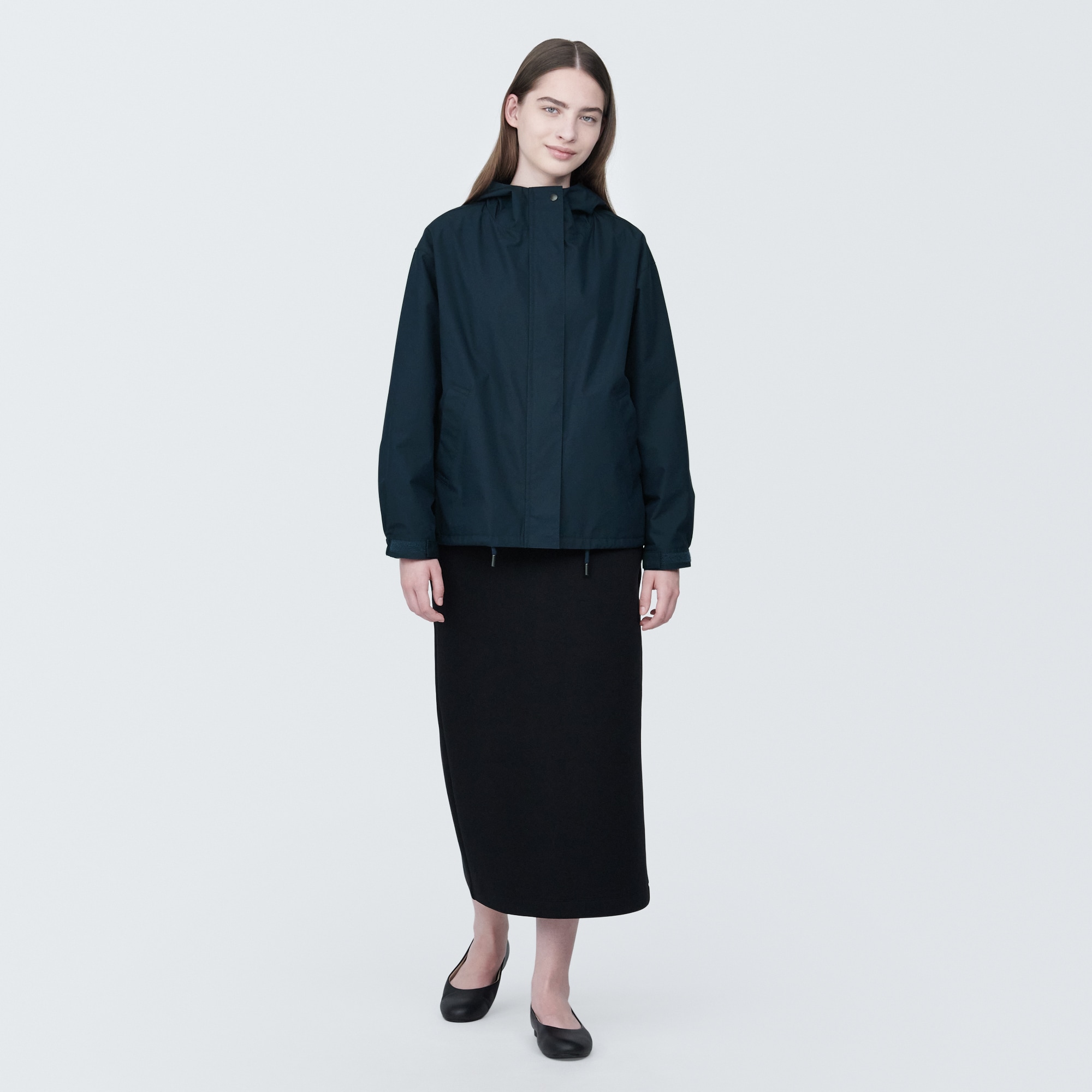 婦人　撥水フードジャケット