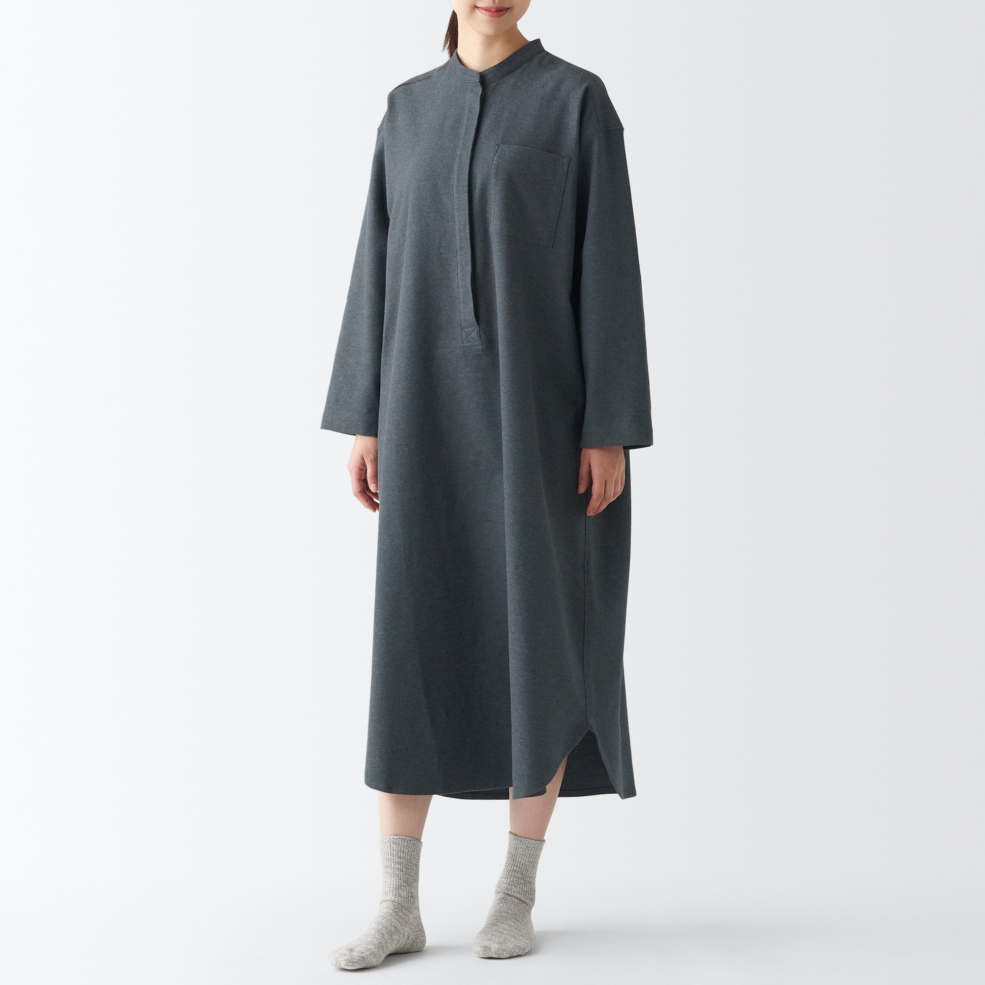 【両面起毛で温かい】フランネルクルタ