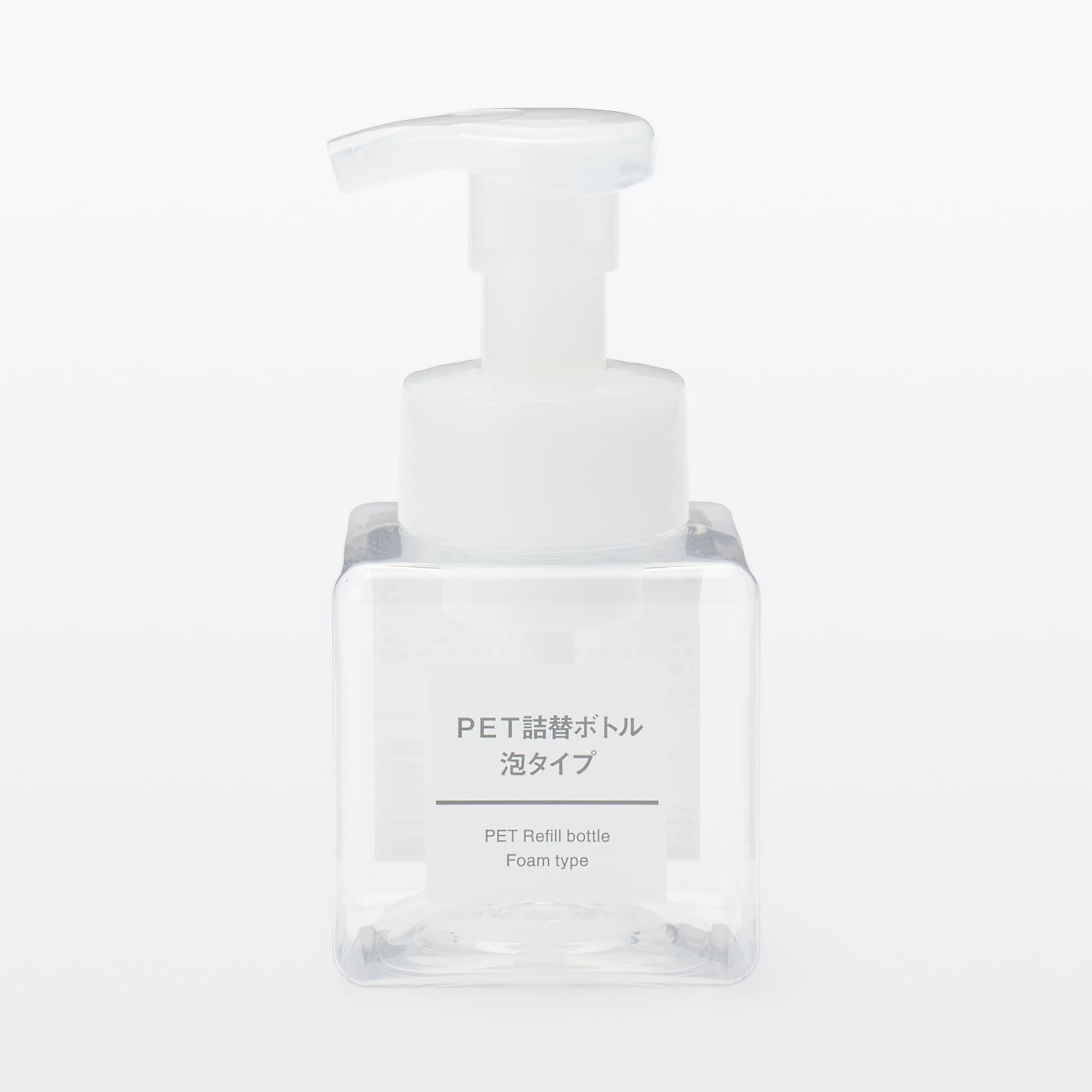 ＰＥＴ詰替ボトル　泡タイプ　クリア　２５０ｍＬ