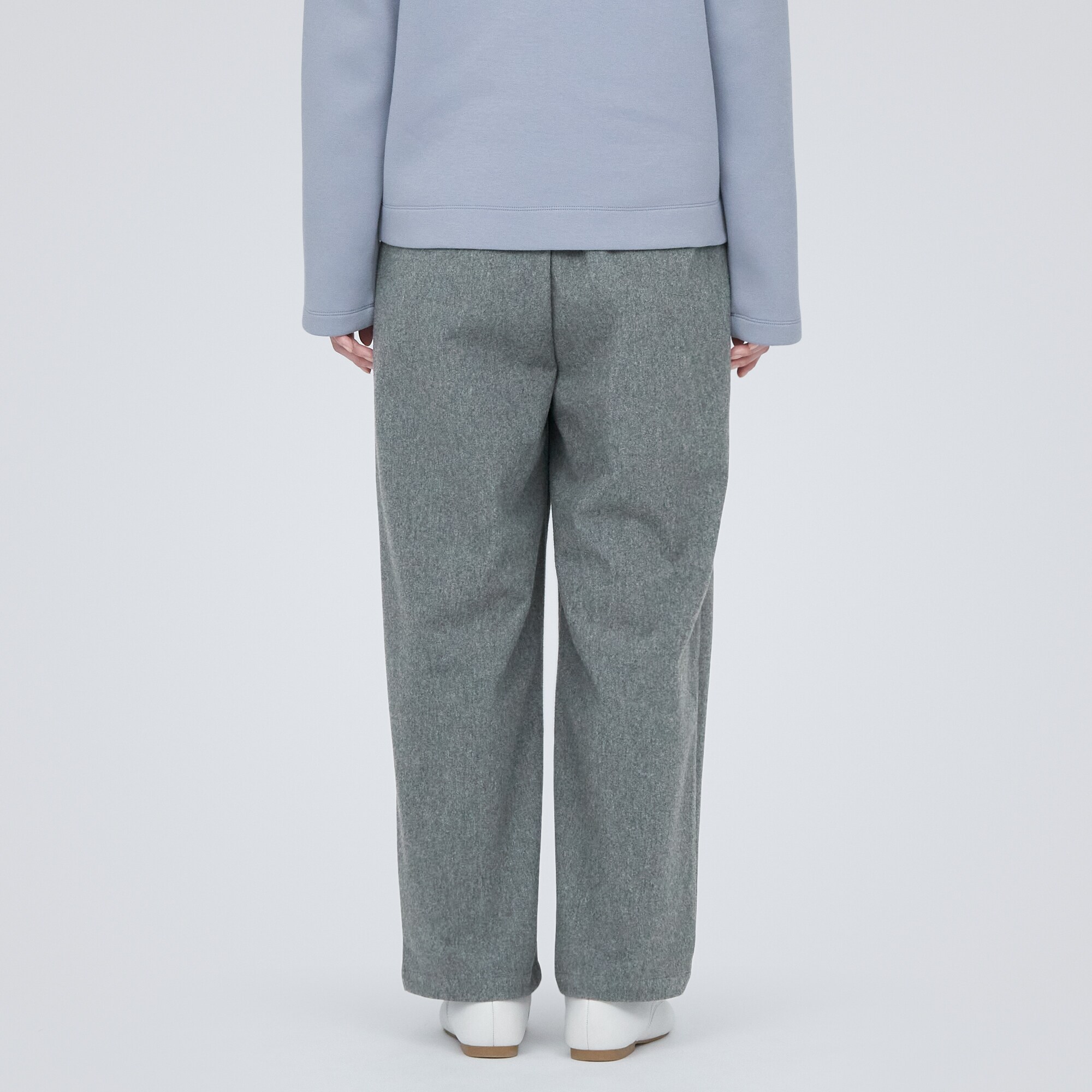 ストレッチ起毛タックパンツ