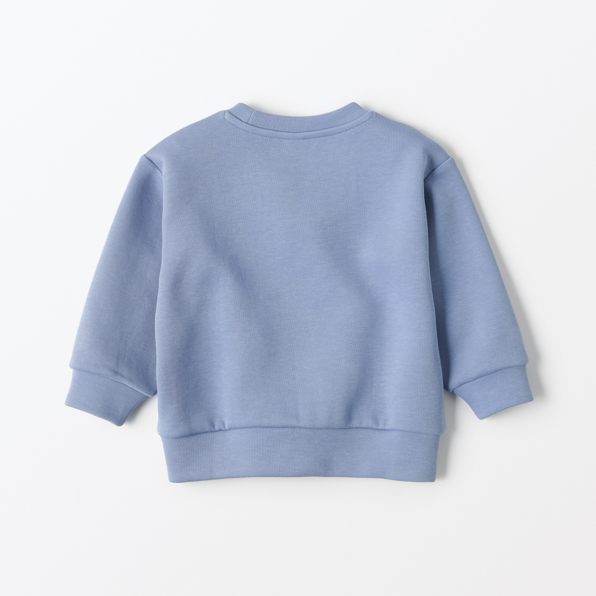 ベビー　あたまするっと刺繍二重編みスウェットシャツ