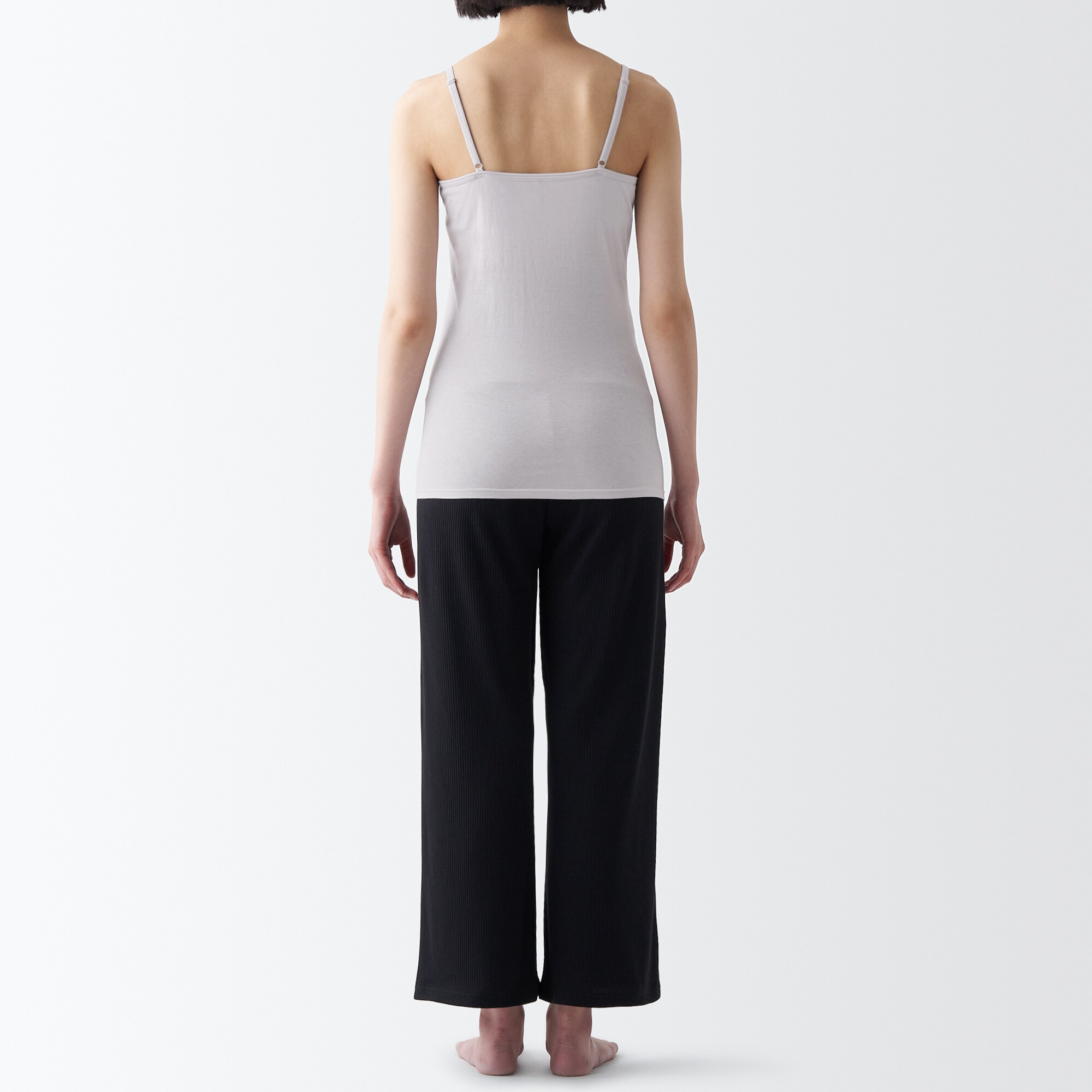 シルク混　授乳に便利なカップ入りキャミソール（マタニティ）