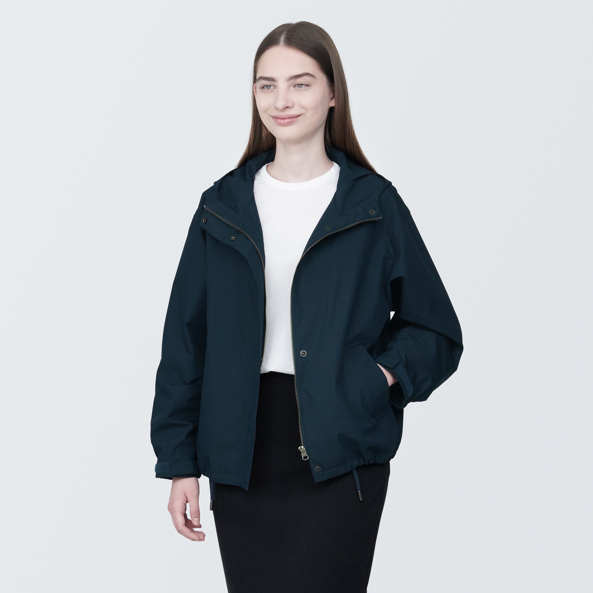 婦人　撥水フードジャケット