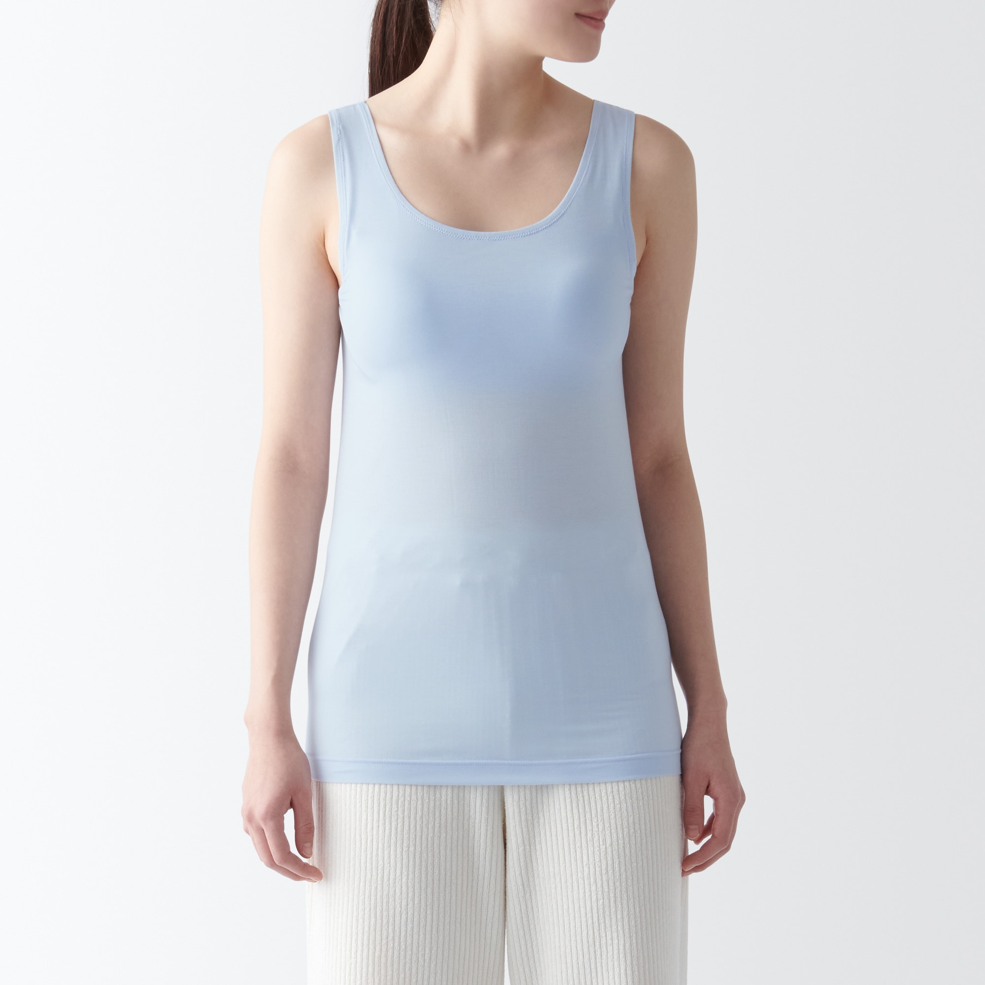 婦人　なめらかブラタンクトップ