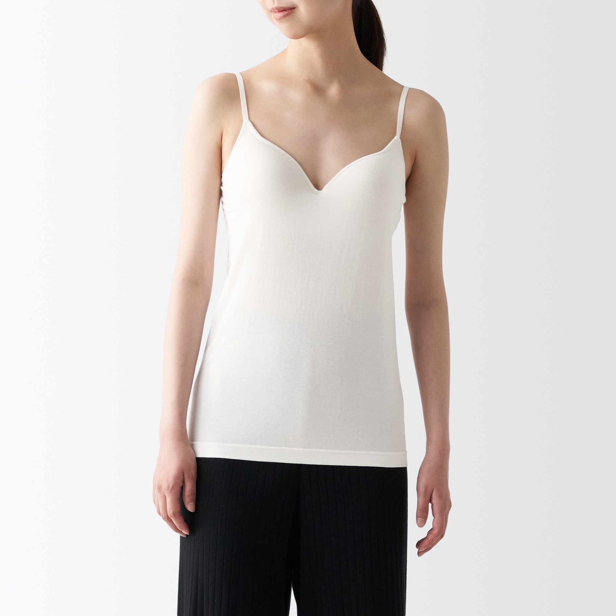 あったか綿　ブラキャミソール