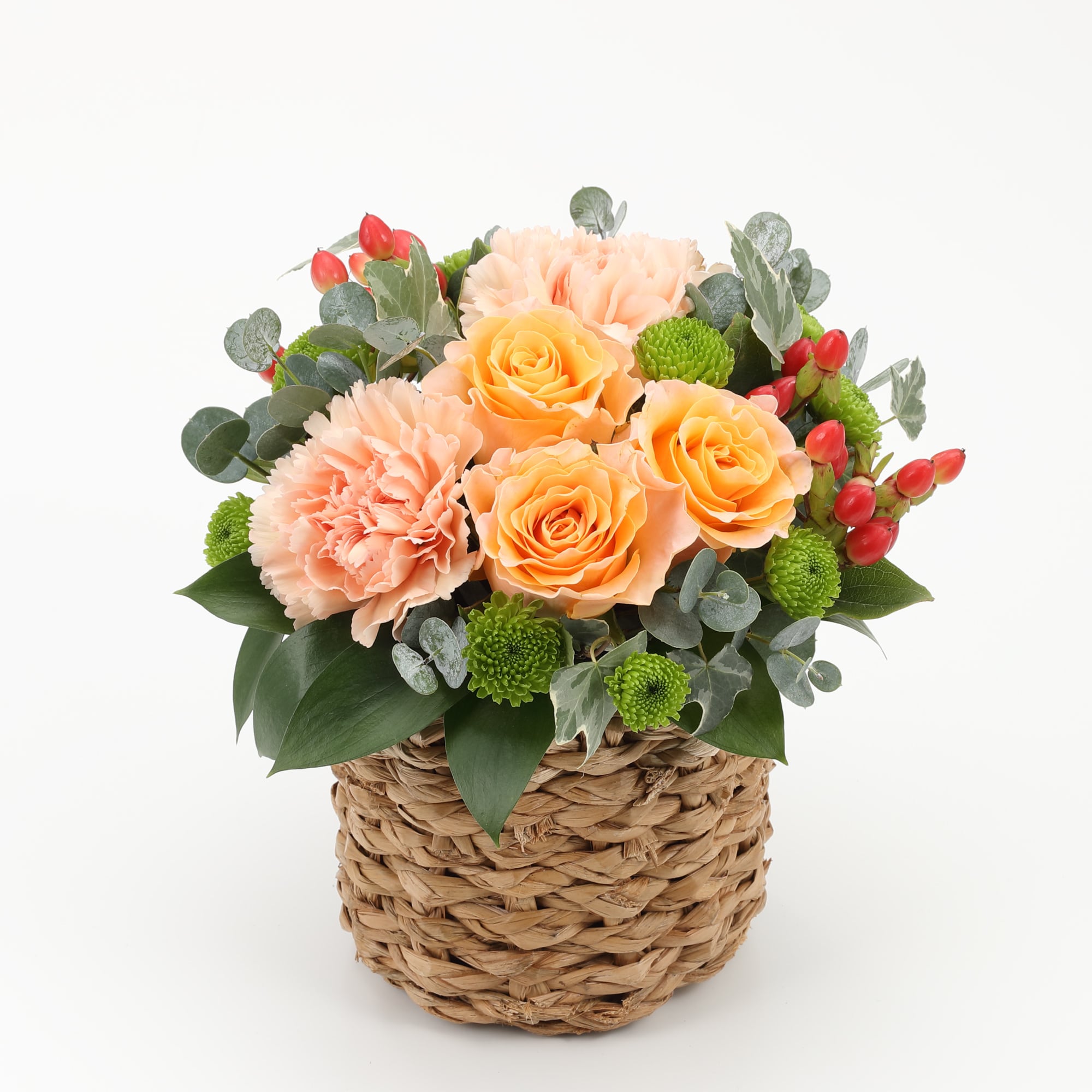 バラのアレンジ・Ｍ　オレンジ