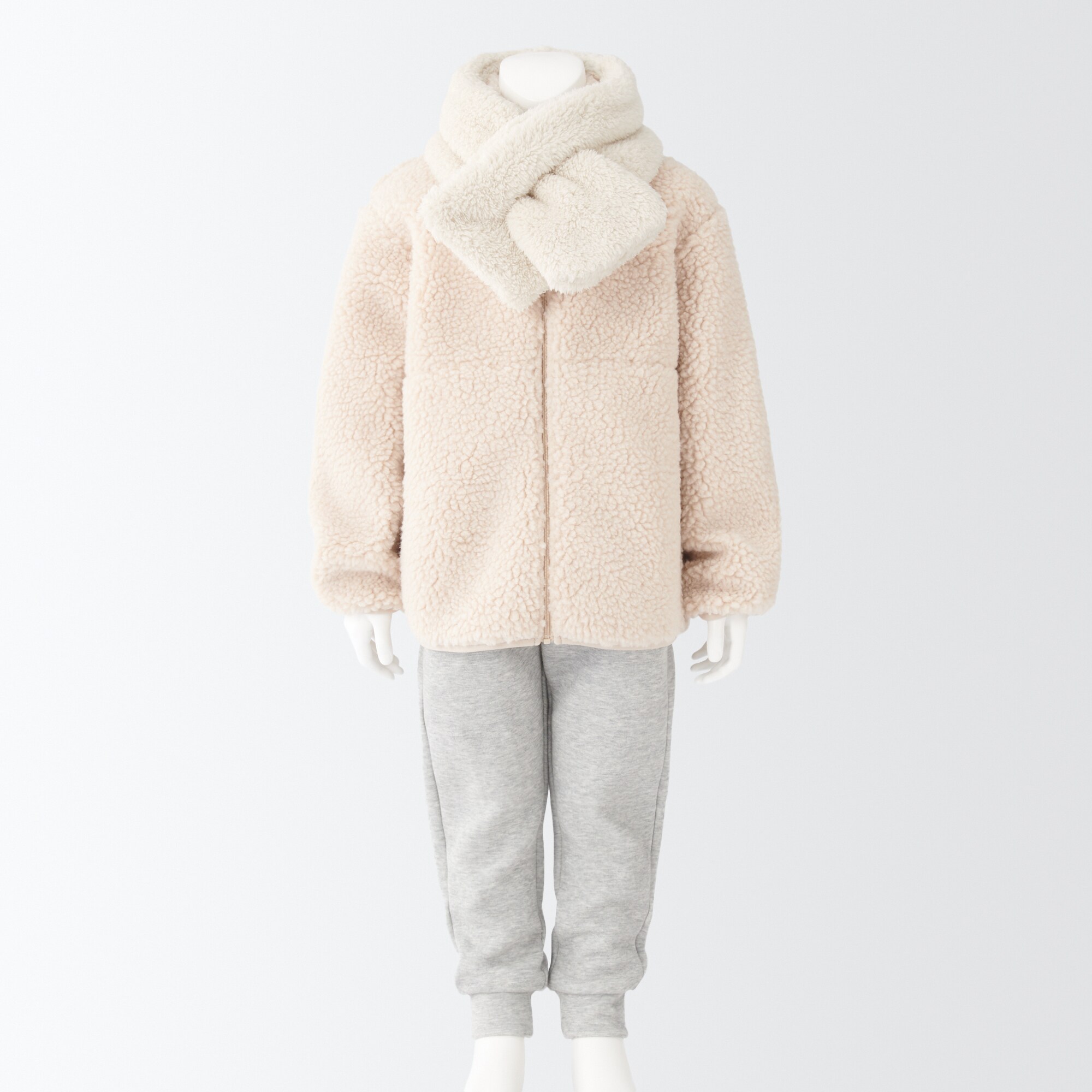 再生ポリエステル　ボア　マフラー（キッズ）