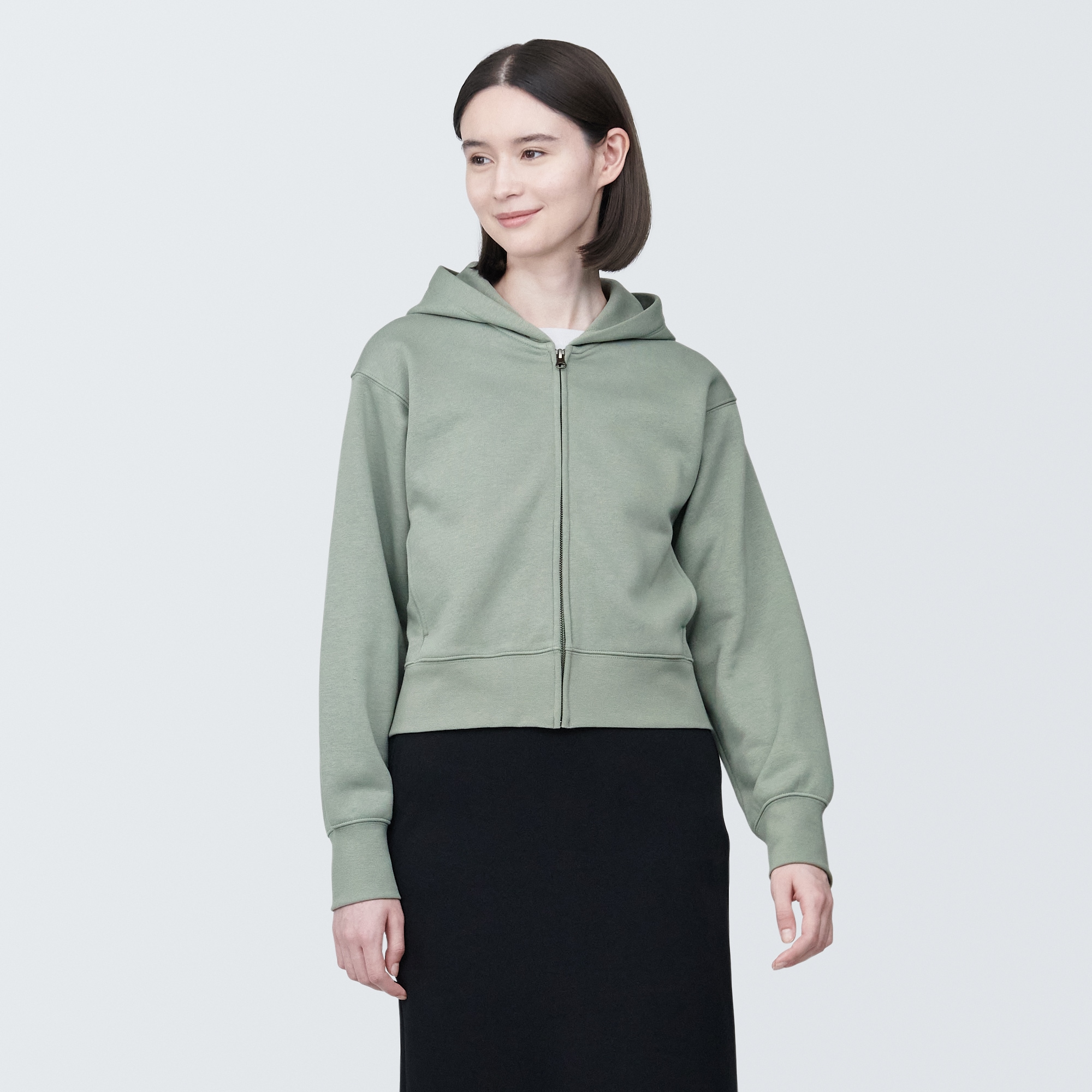 婦人　スウェットフルジップパーカ