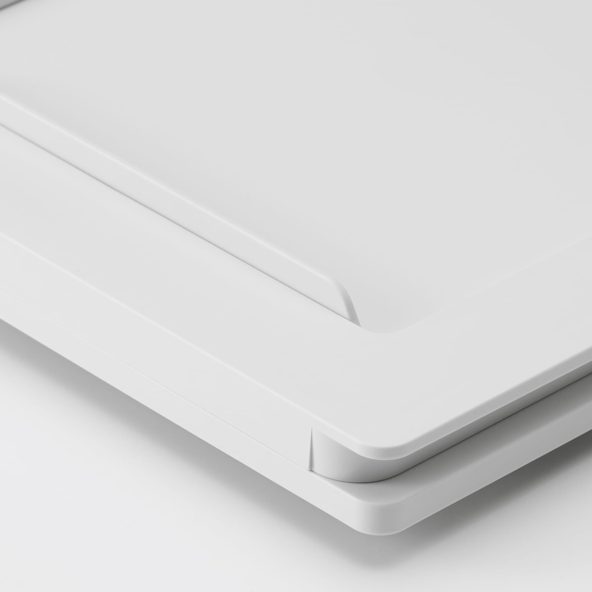 ポリプロピレンフタが選べるダストボックス用フタ　スライド窓付き横開きタイプ