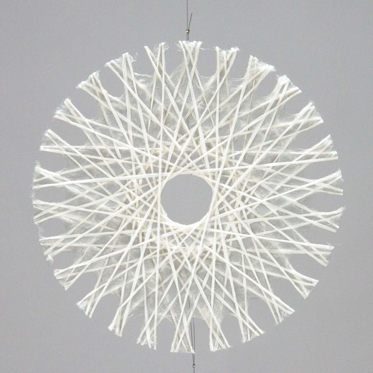 呼吸する和紙のモビール　ストレートタイプ