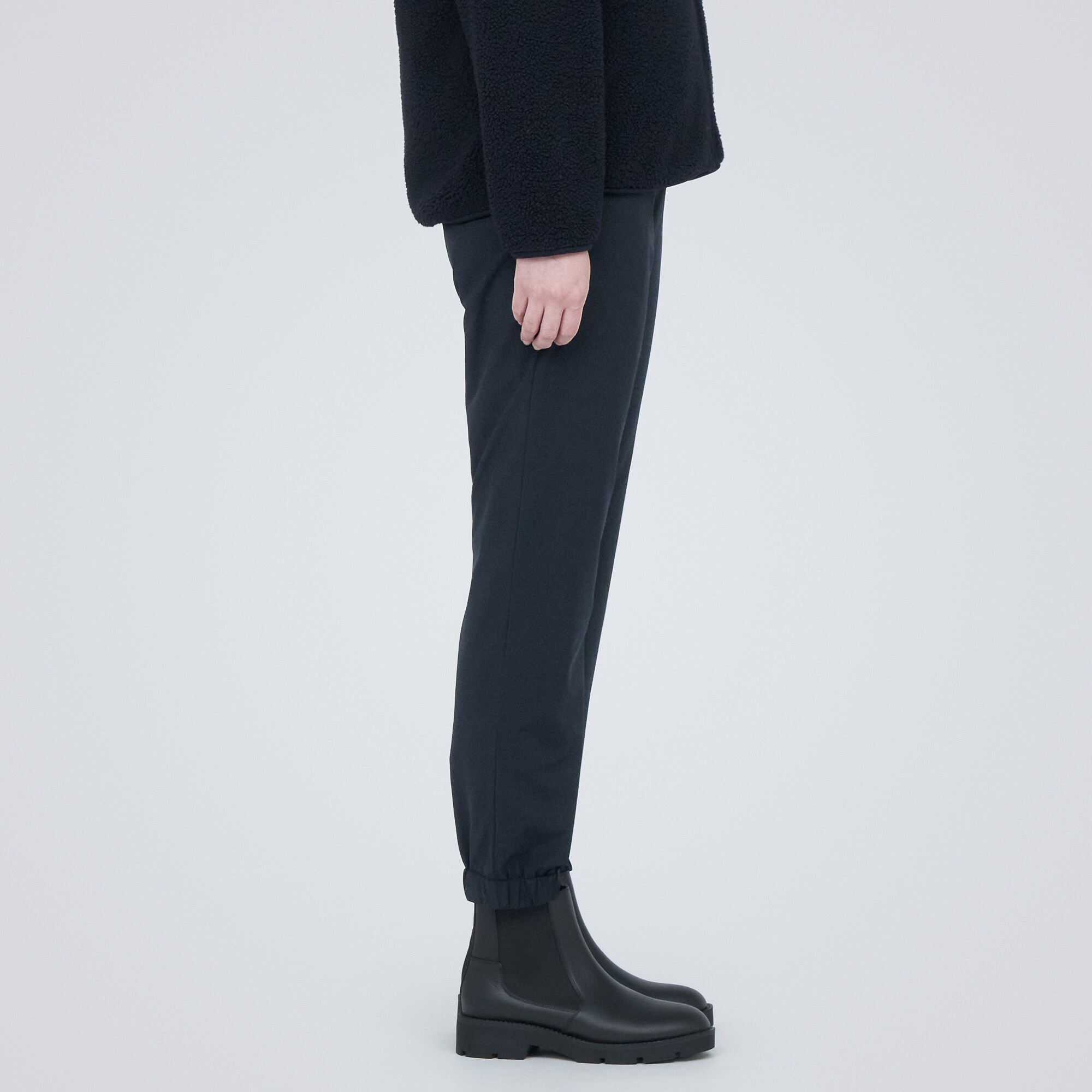 ストレッチ裏フリースジョガーパンツ