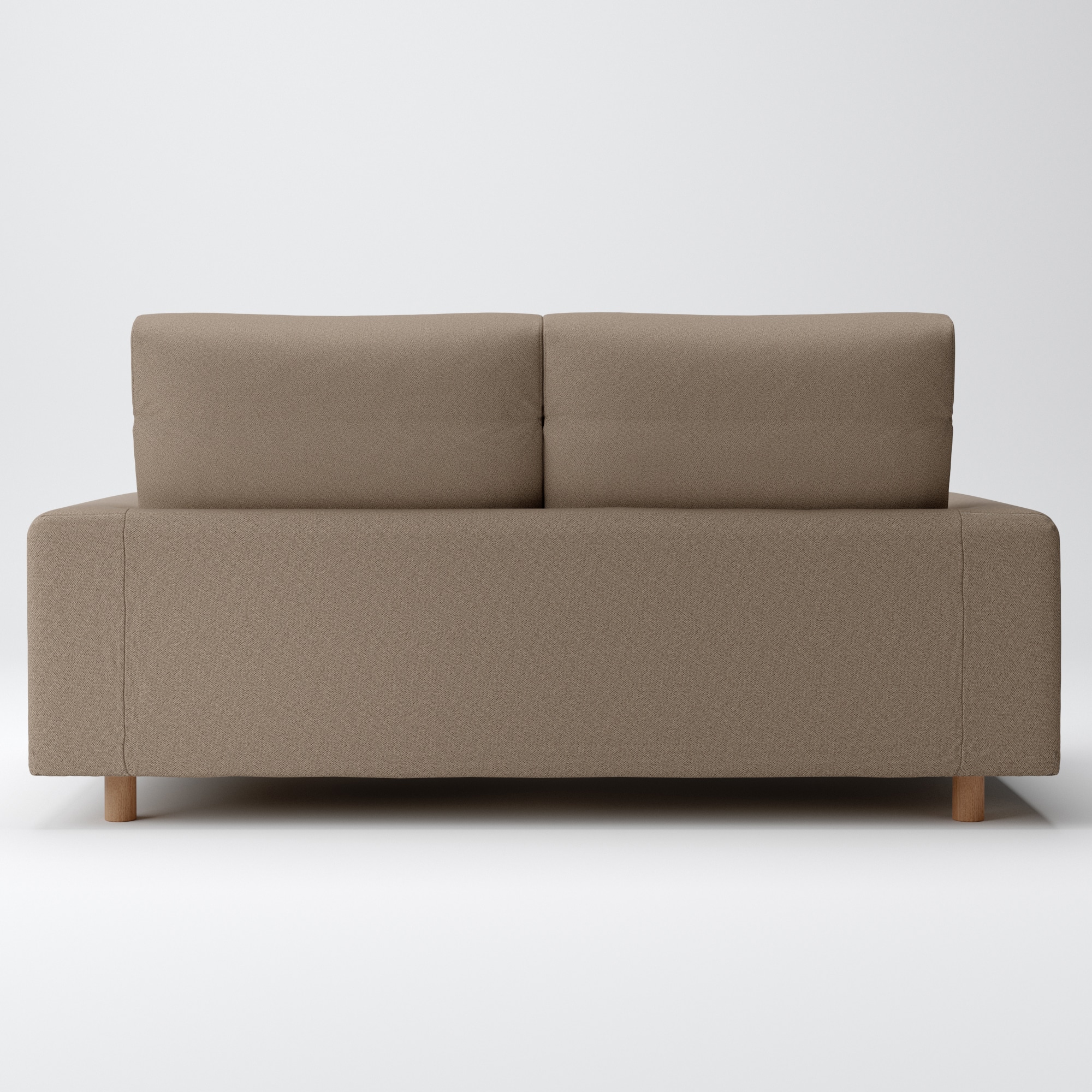 【カバー】綿太番手ソファ本体２．５シーターフェザーポケットコイルハイバックカバー