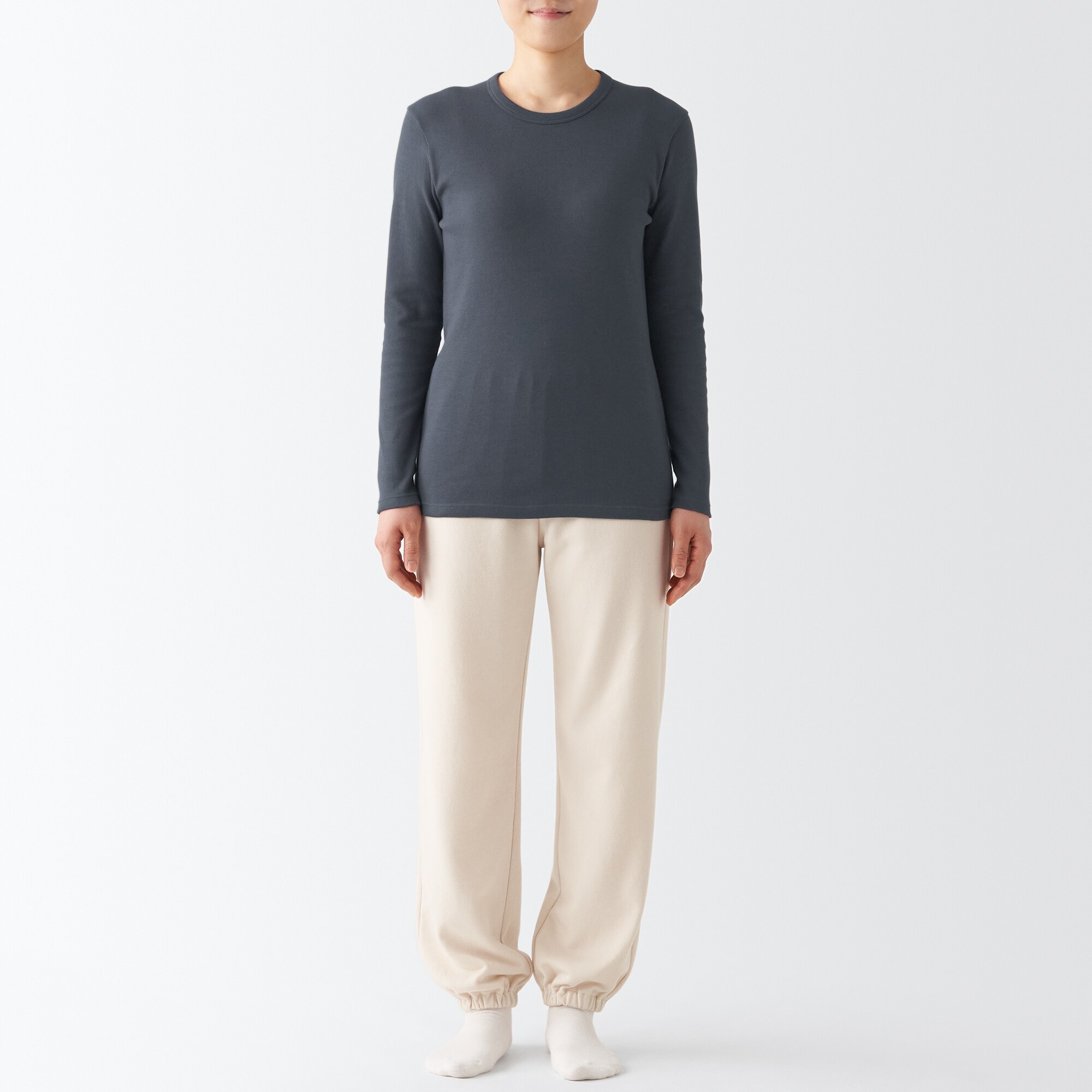 あったか綿　厚手　長袖Ｔシャツ（数量限定・２０２２年仕様）