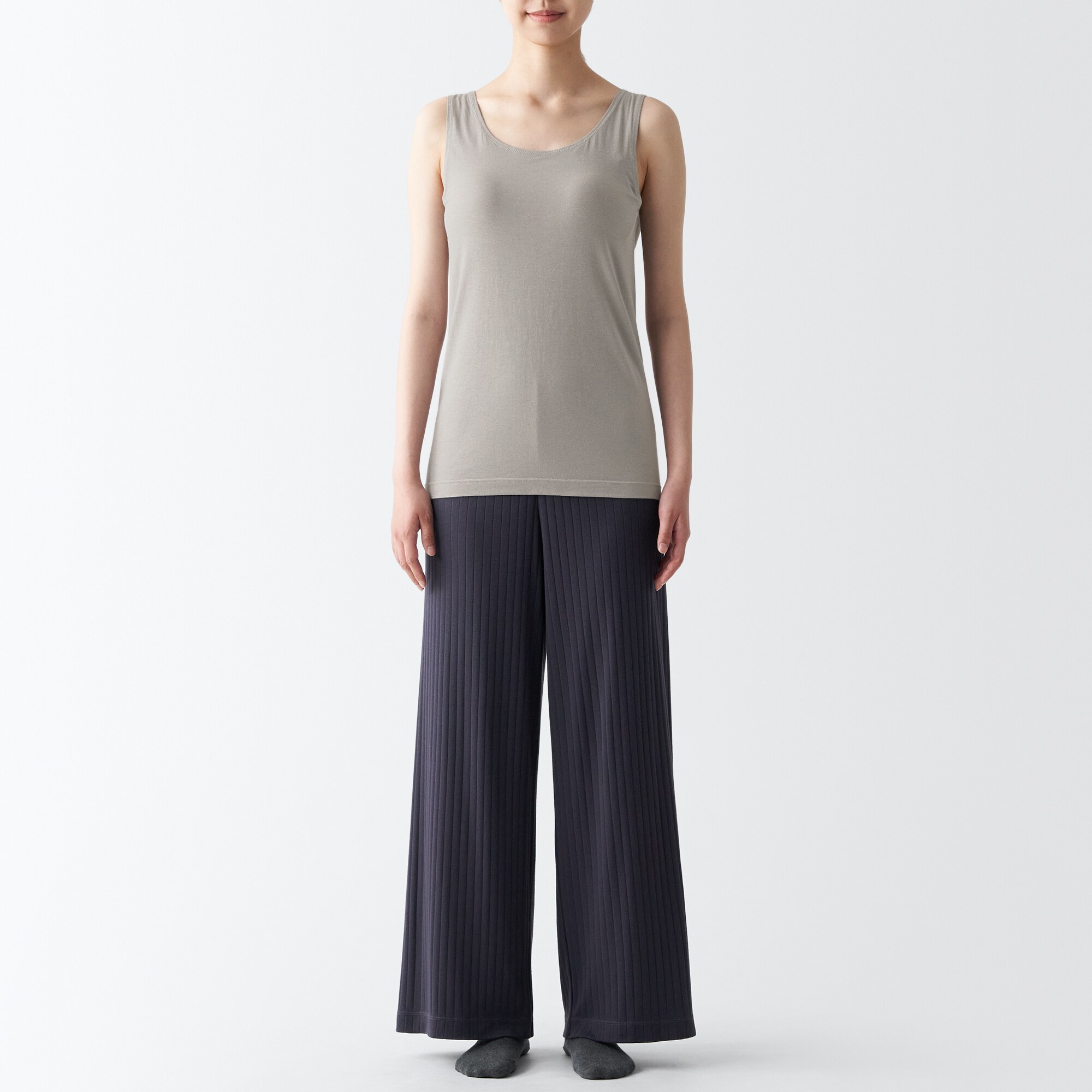 あったか綿　ブラタンクトップ