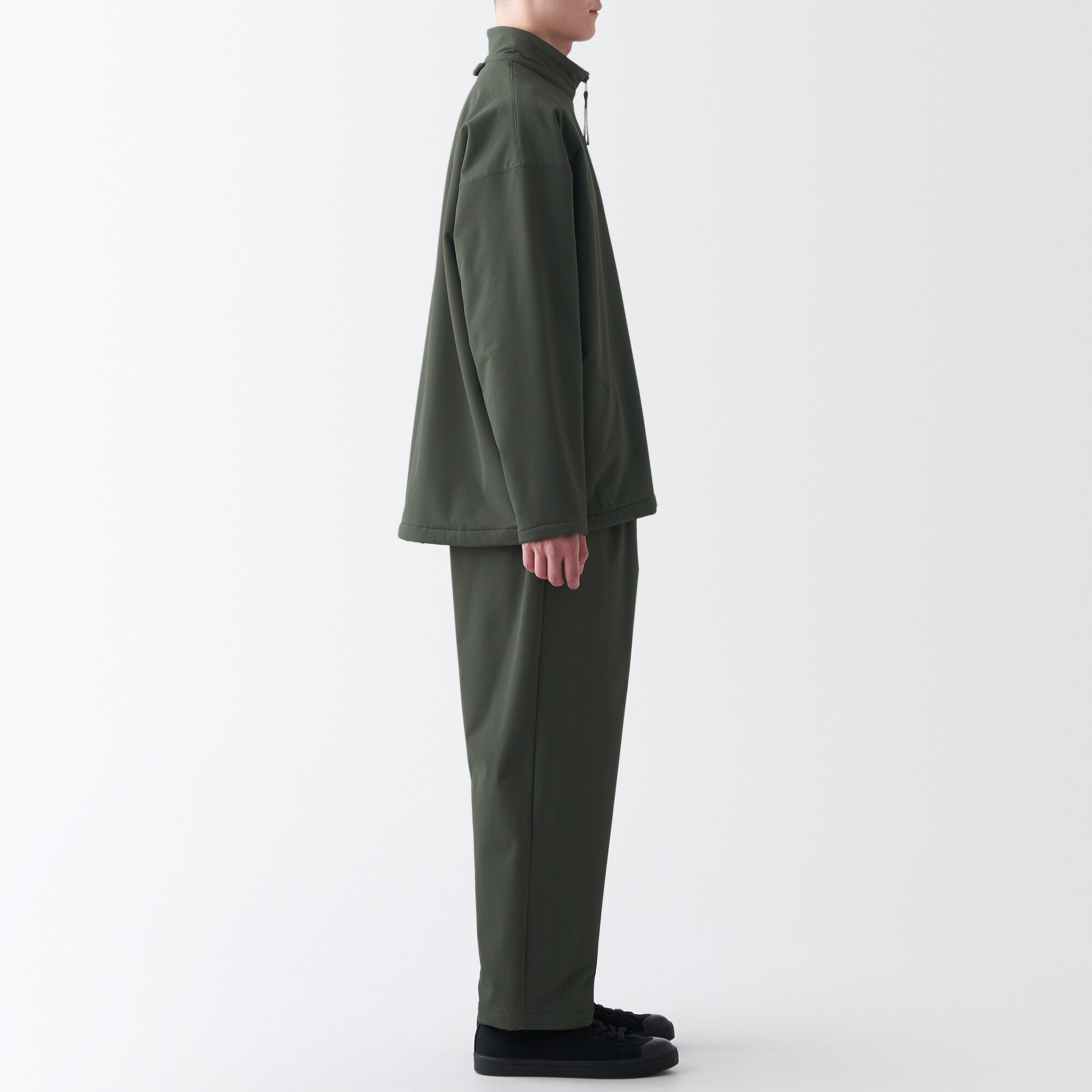 裏起毛ワイドパンツ