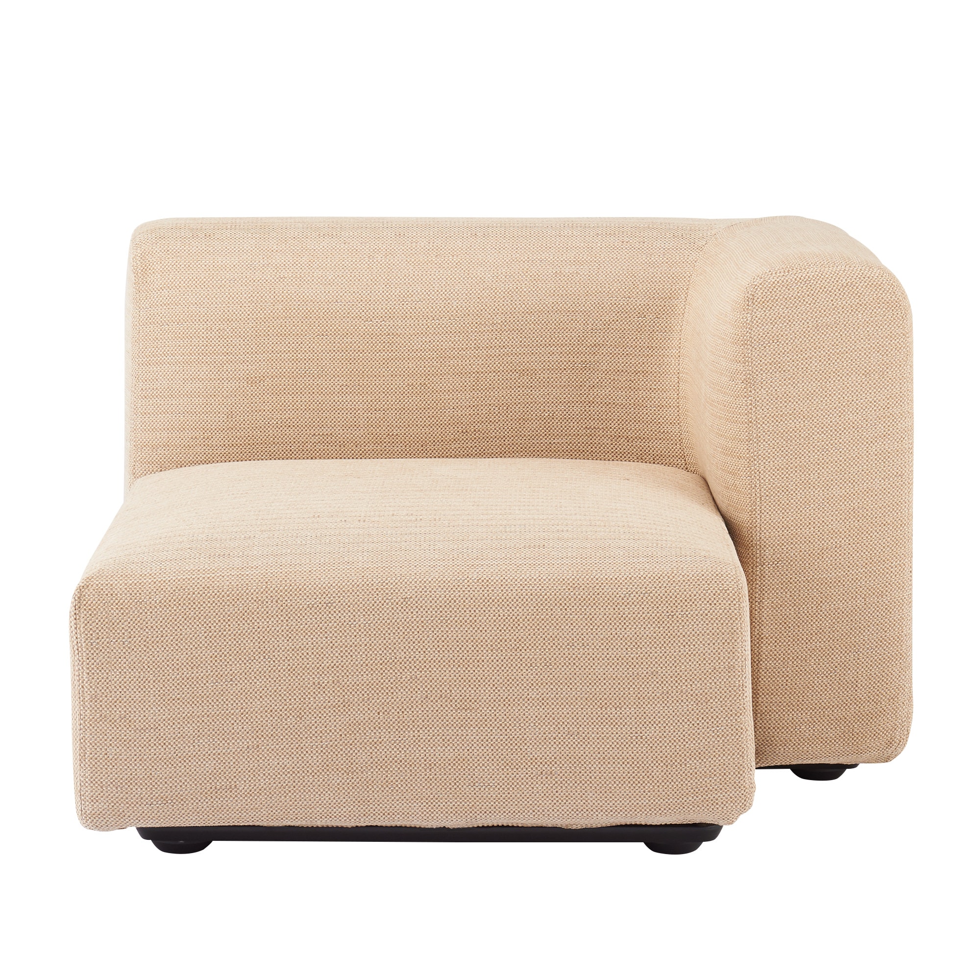 【カバー】綿ポリエステル変り織ユニットソファ・ハーフアーム・大（左）用カバー／ベージュ