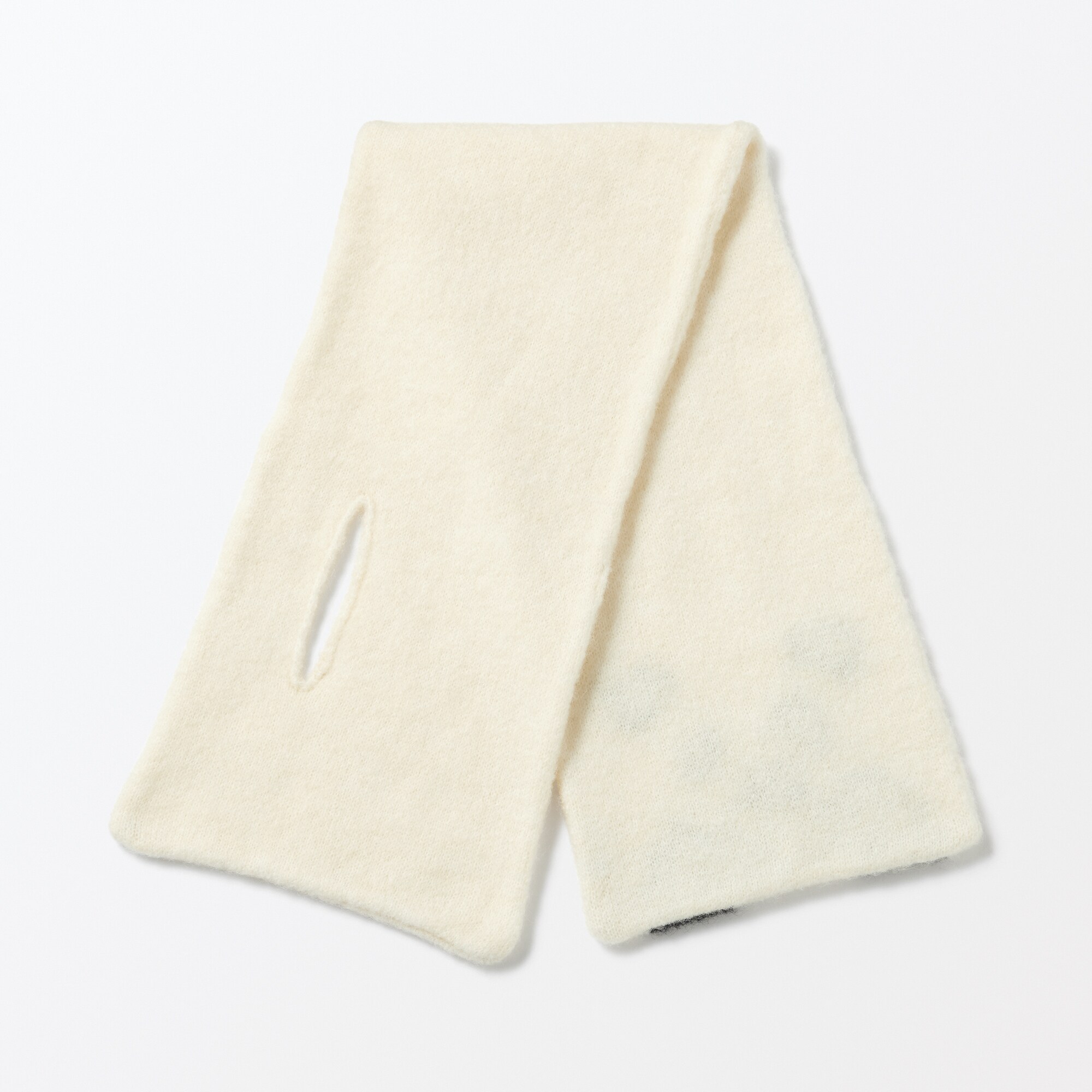 再生ポリエステル混　のびのび　動物マフラー（キッズ）