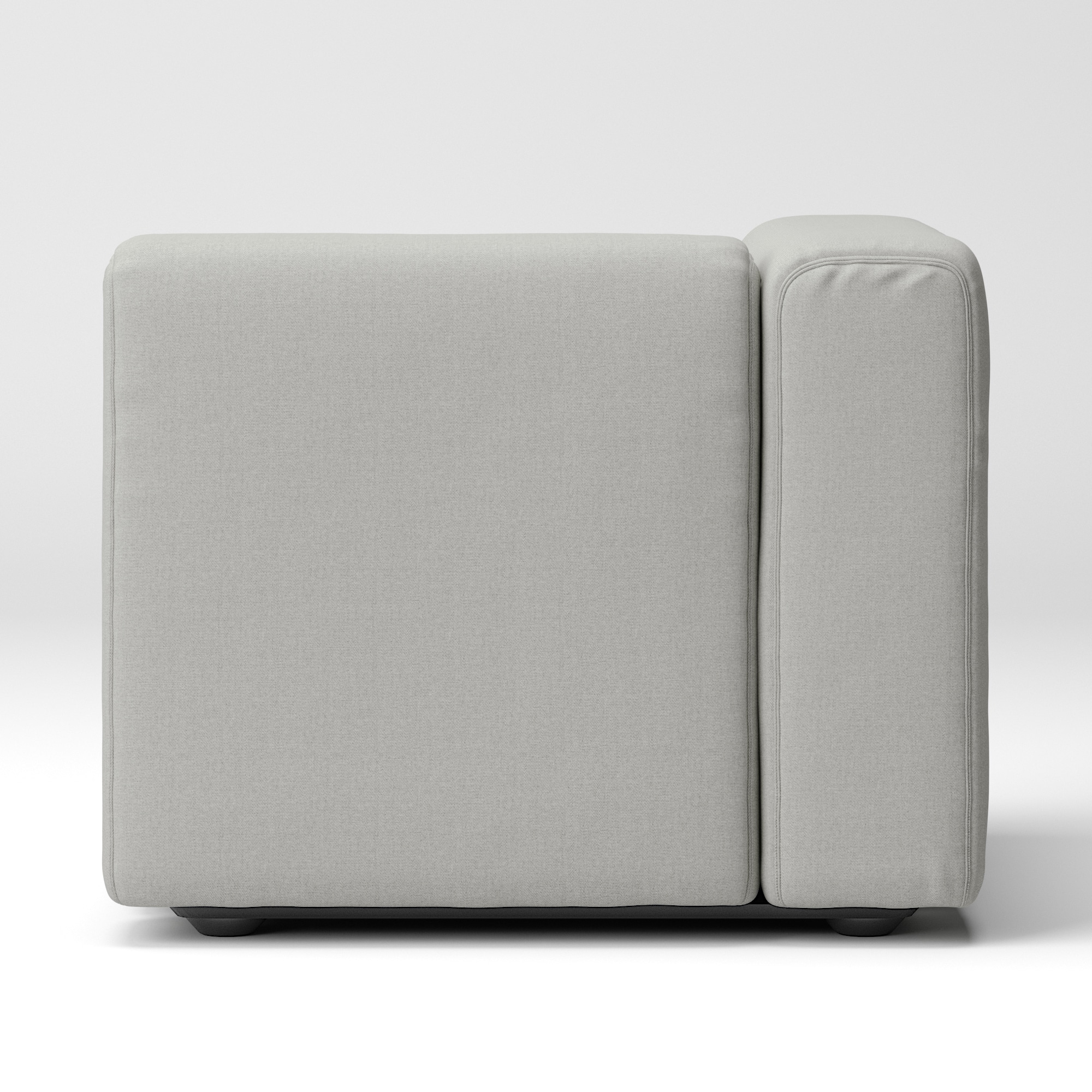 【カバー】綿帆布　ユニットソファ　アーム付　小用カバー