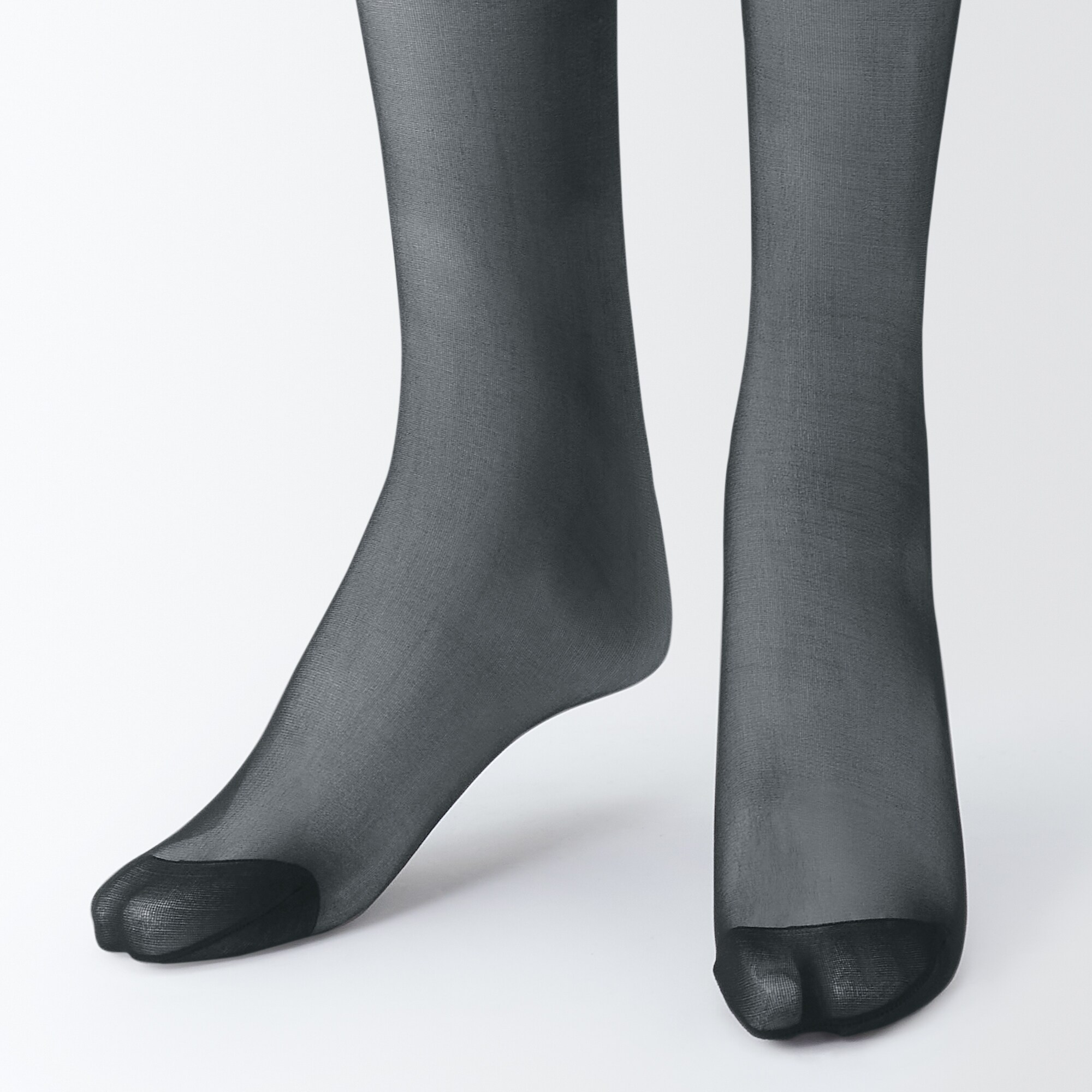 婦人　サポートタイプ・２０デニール　ひざ下丈ストッキング（３足組）