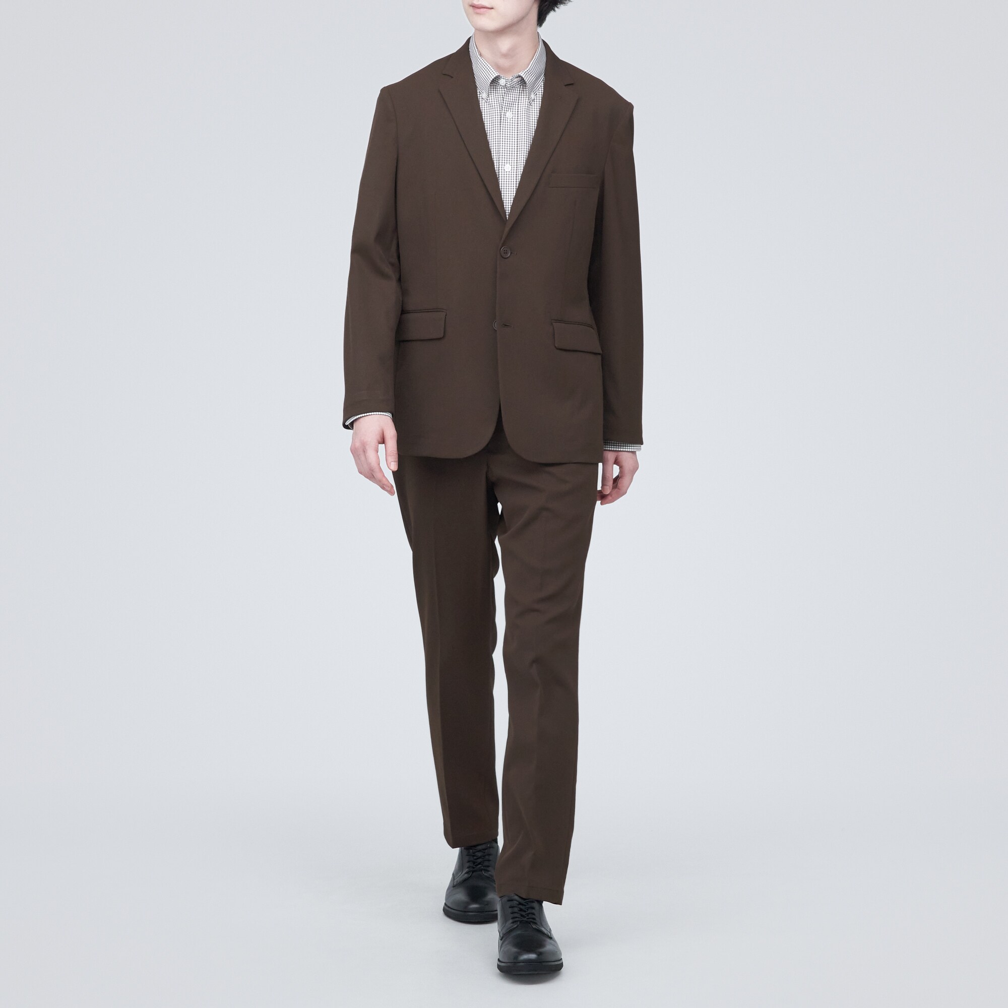 【セットアップ可能】撥水ストレッチノータックパンツ