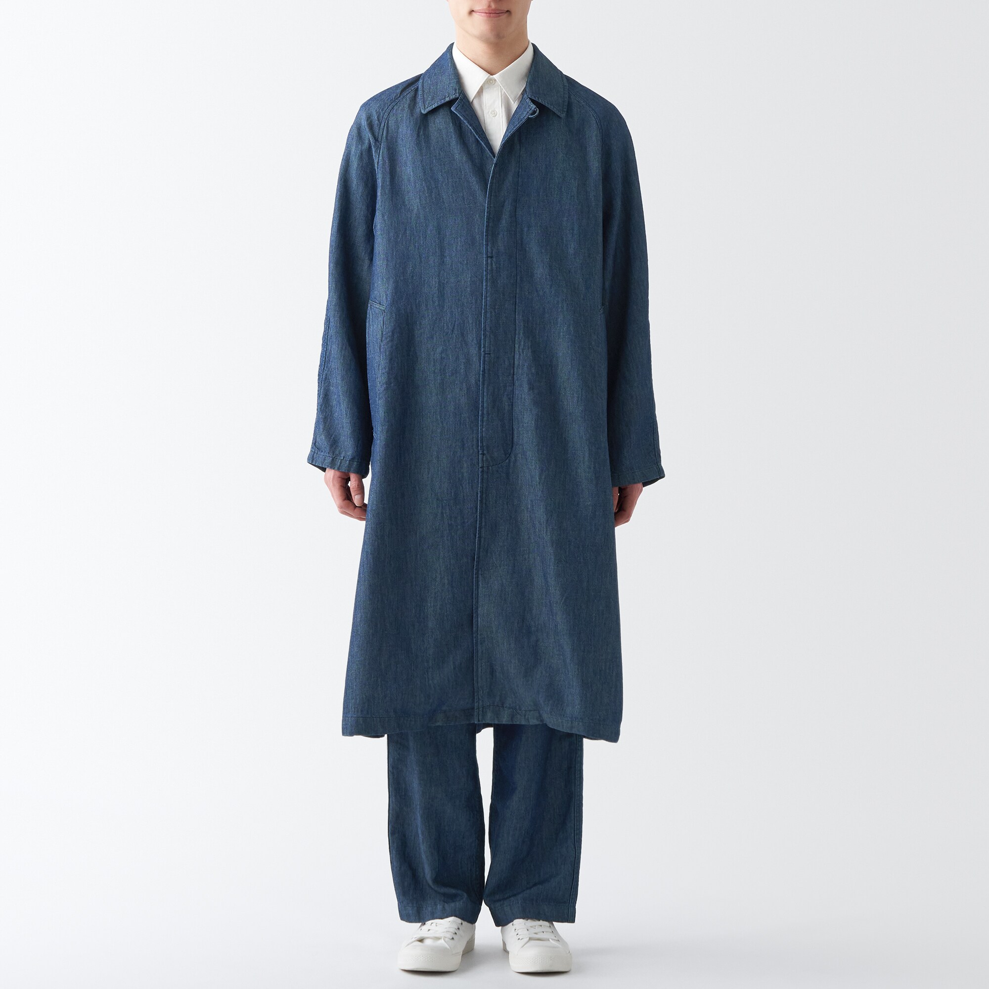 ラミーコットンデニムコート（紳士）