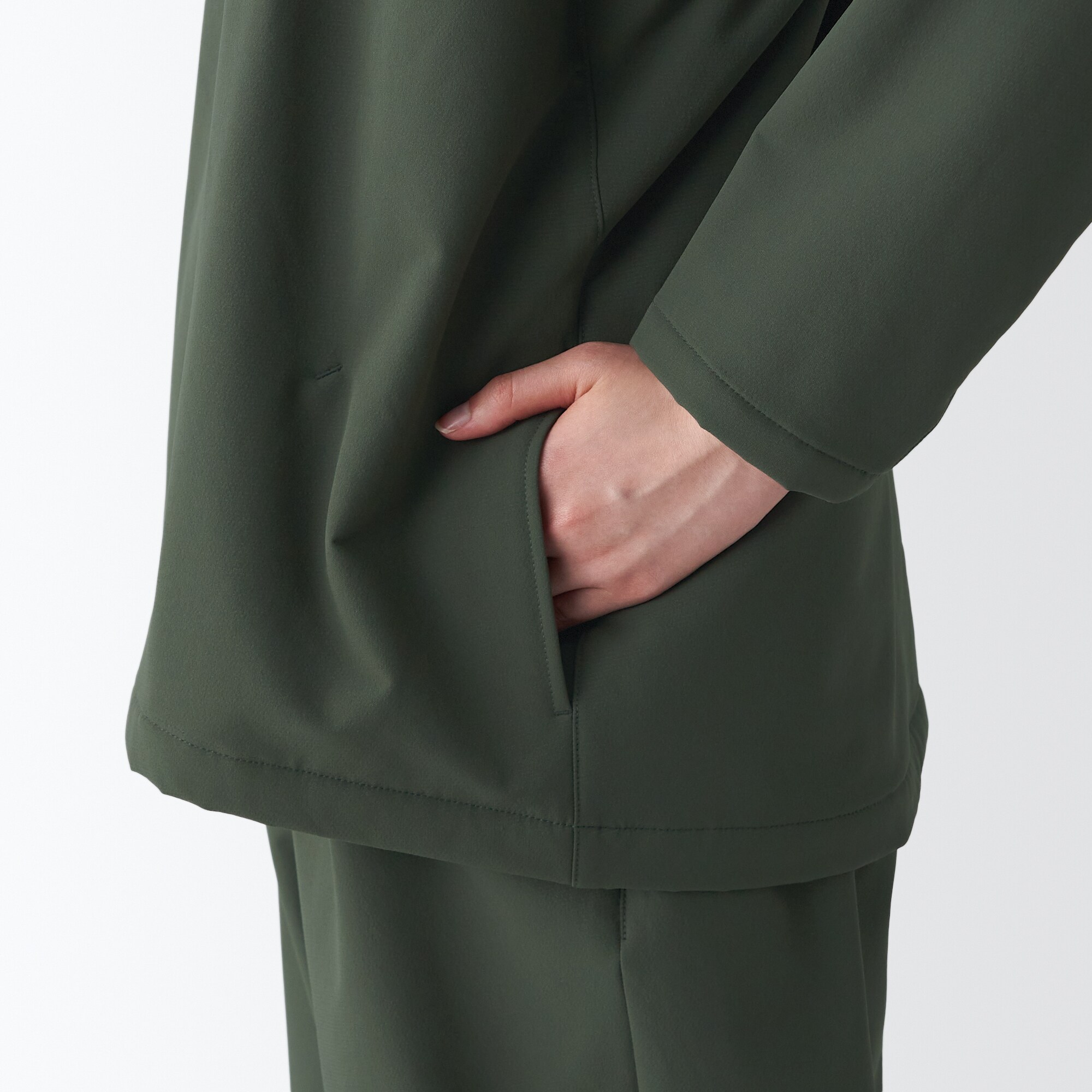 裏起毛プルオーバー