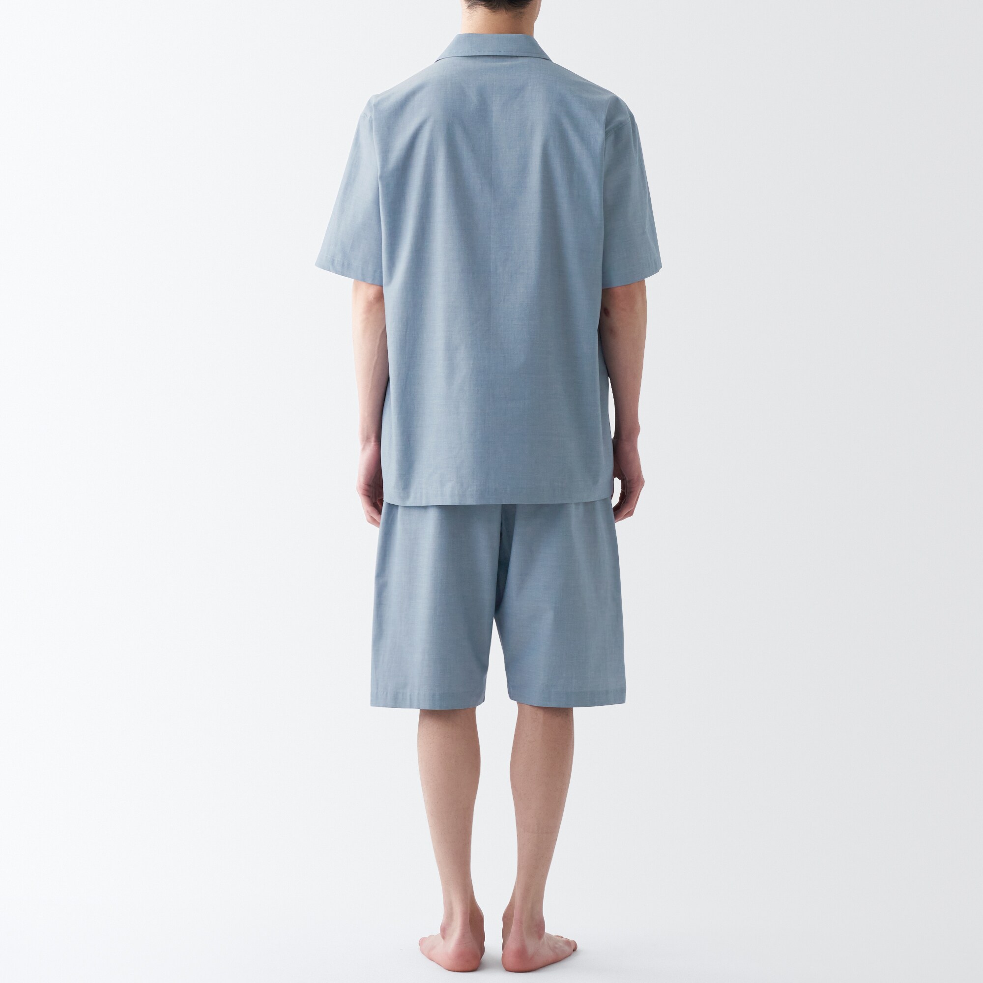 綿ブロード　半袖パジャマ
