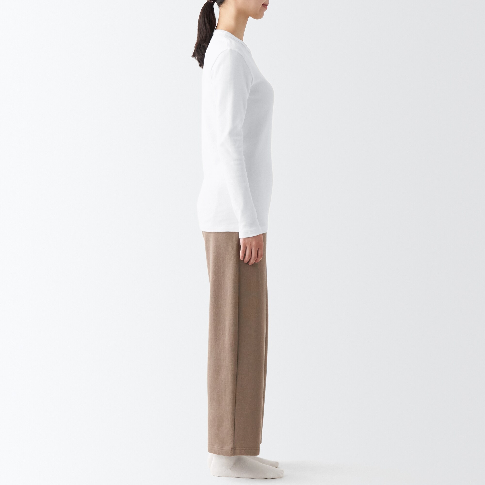 あったか綿　厚手　長袖Ｔシャツ