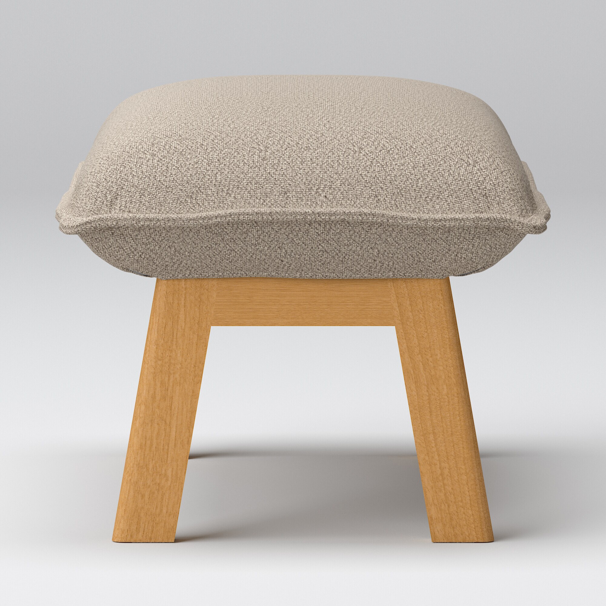 【カバー】綿太番手ハイバックリクライニングソファ・オットマン用カバー／ブラウン