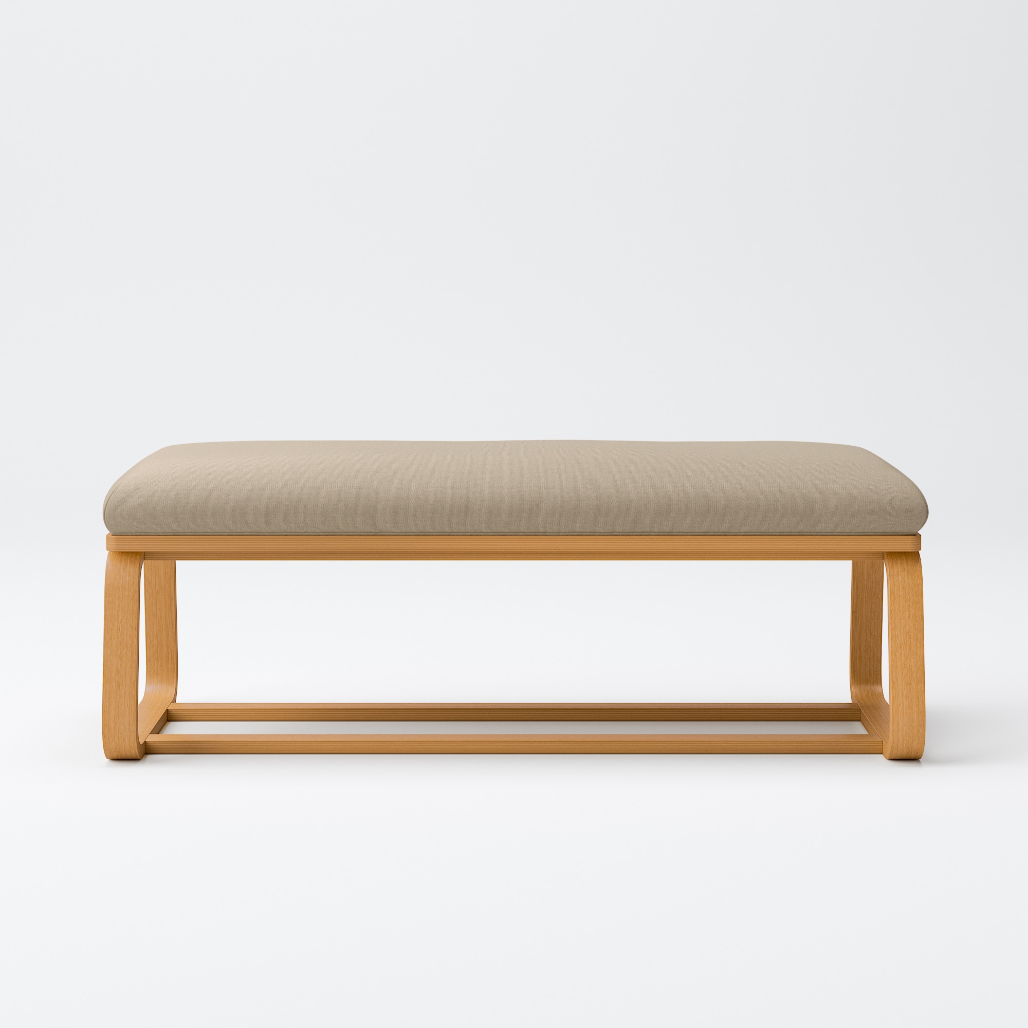 【カバー】綿帆布　リビングでもダイニングでもつかえるベンチ・１用カバー